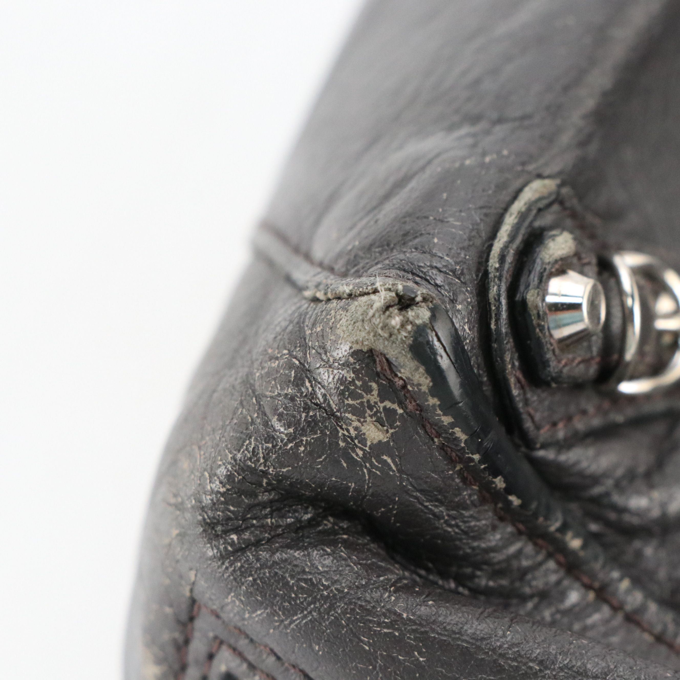 Balenciaga Classic Papier A4 Mini Two-Way Tote Bag in Dark Gray Calfskin Leather