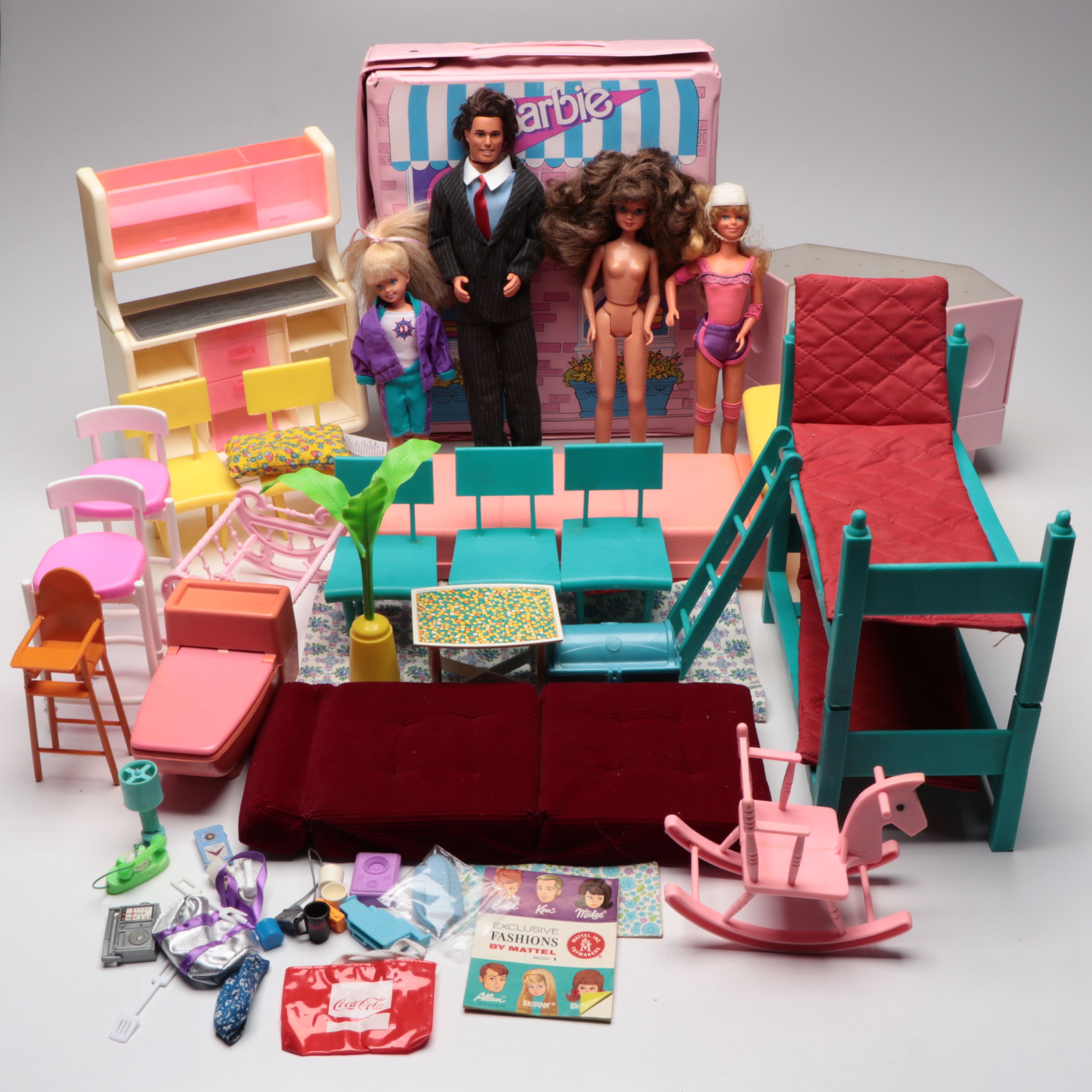 Mattel Barbie "Totally Hair Ken" with More Dolls and Accessories