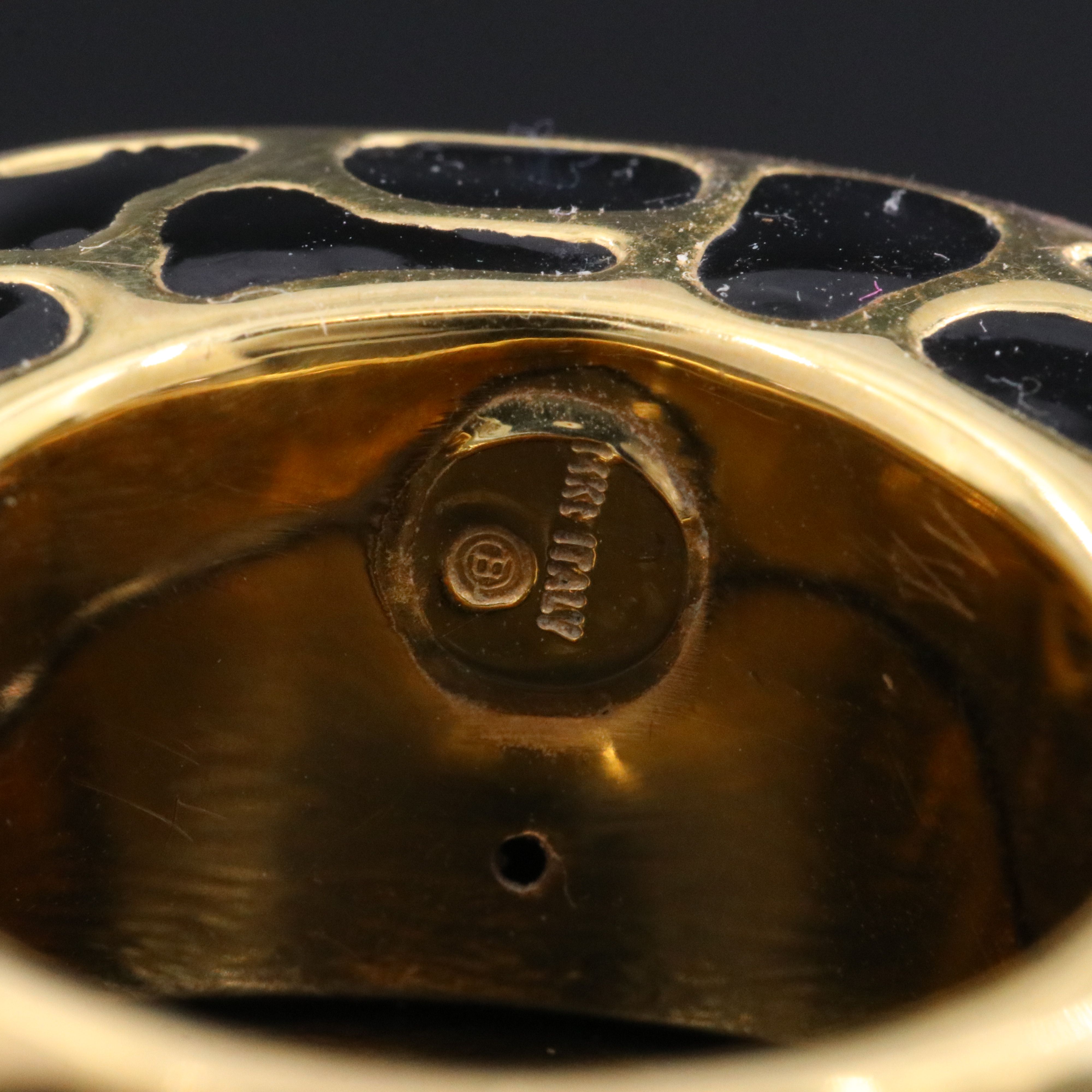 14K Electroformed Animal Print Ring