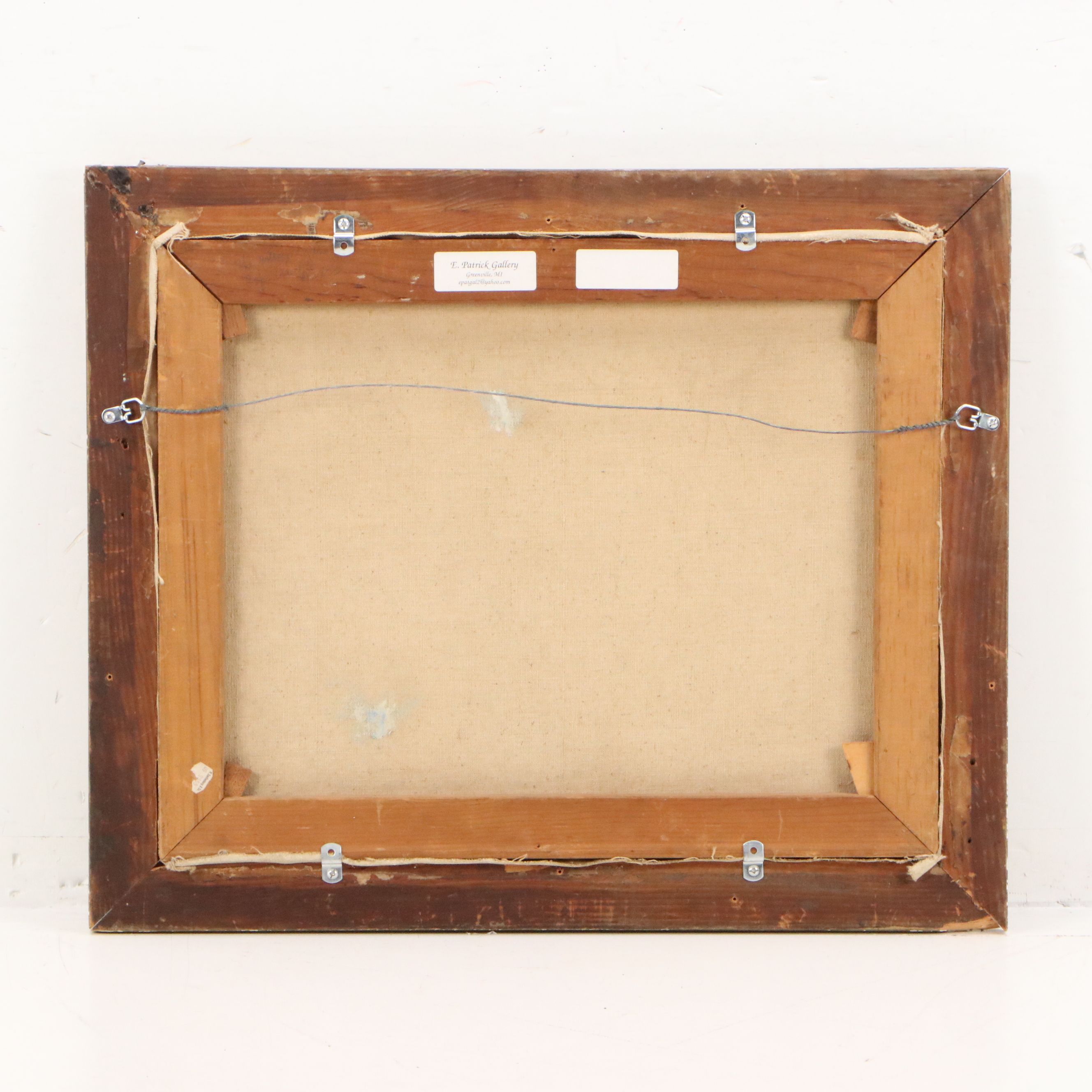 Jacob Weitzenfeld Oil Painting of Seaside Cottage, 1937