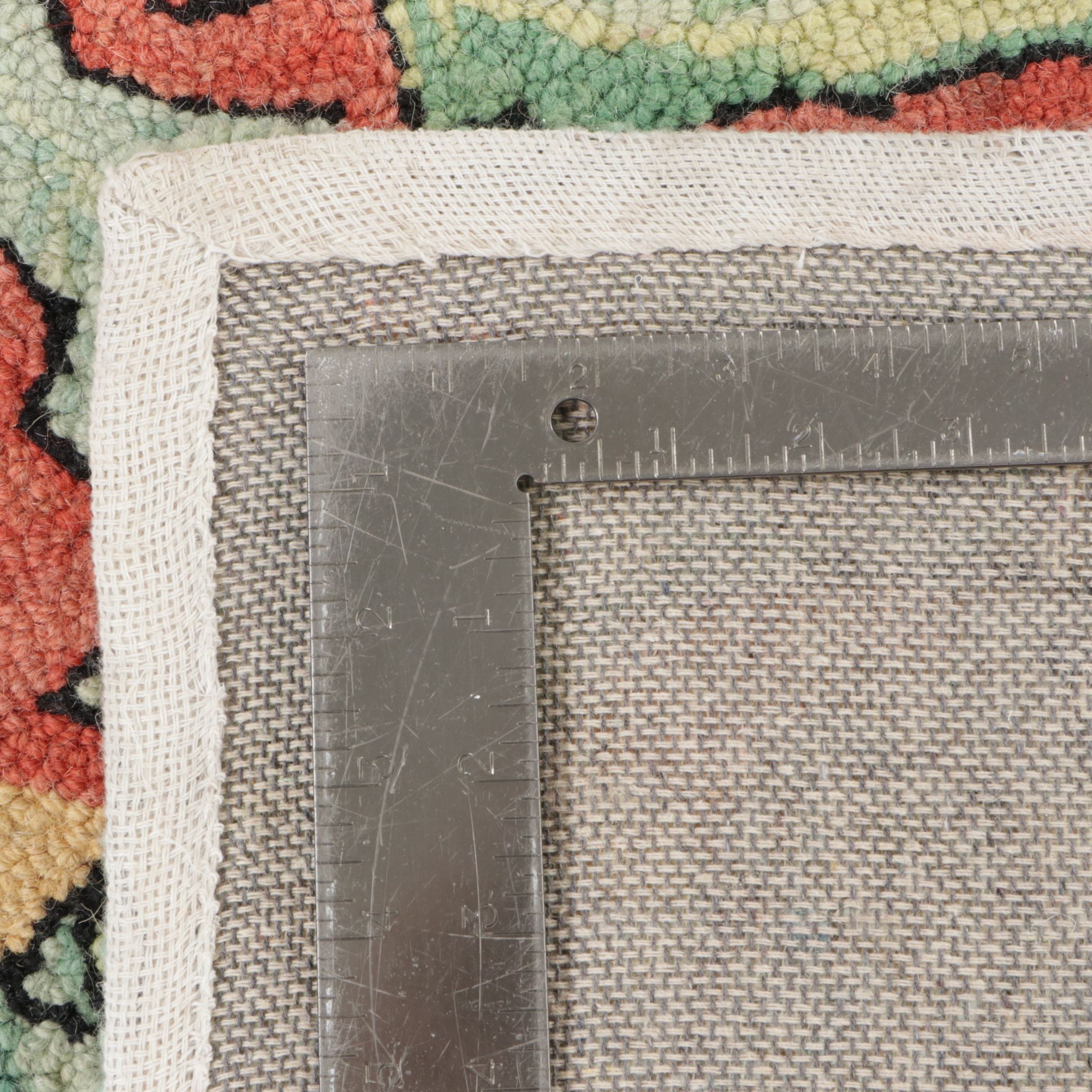 Handmade Hooked Michaelian Home "Bloomer Holiday" Accent Rug and Runner