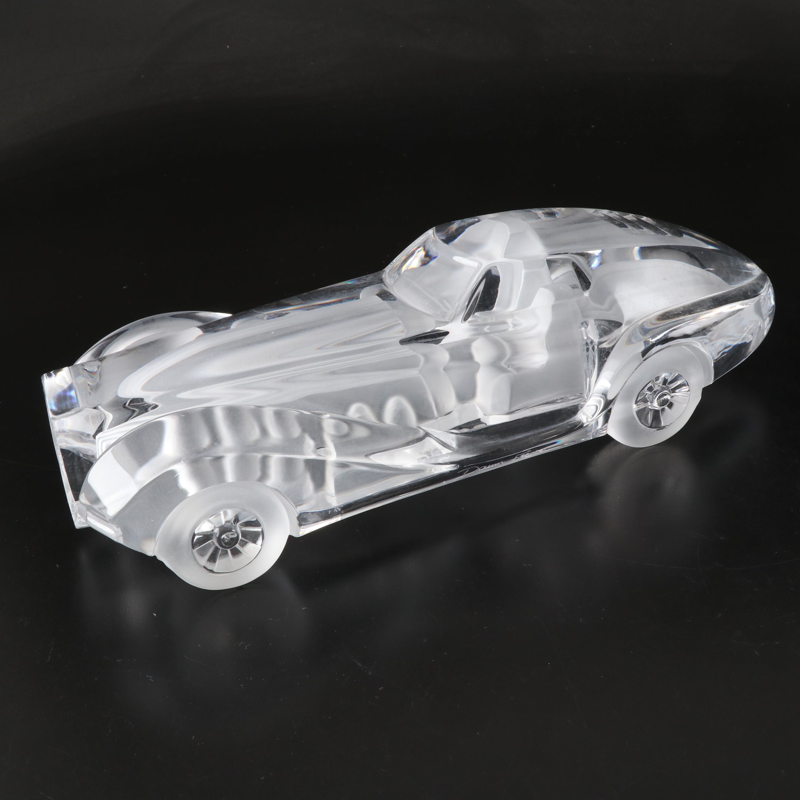 Xavier Froissart for Daum Crystal "Riviera Coupe" Glass Car