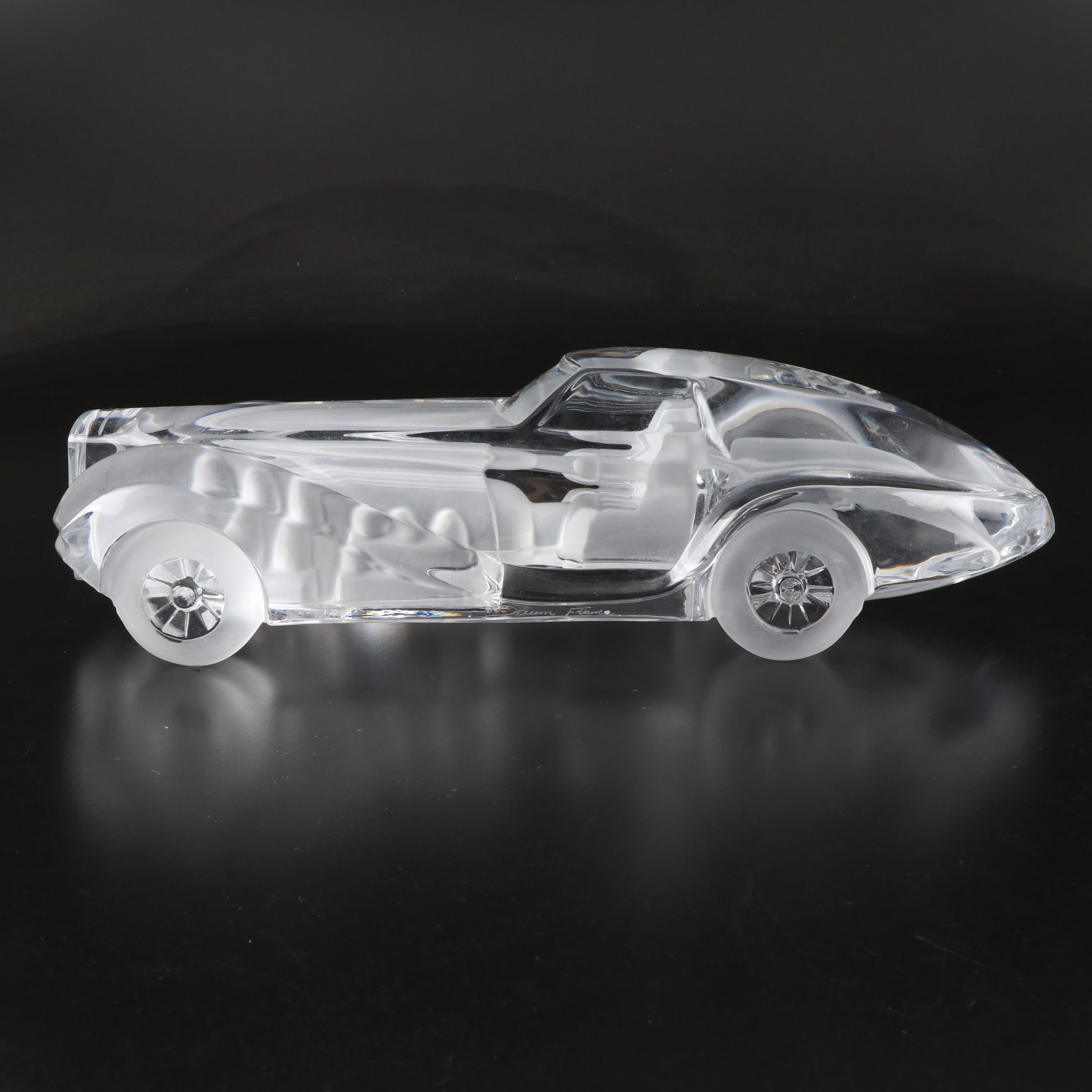 Xavier Froissart for Daum Crystal "Riviera Coupe" Glass Car