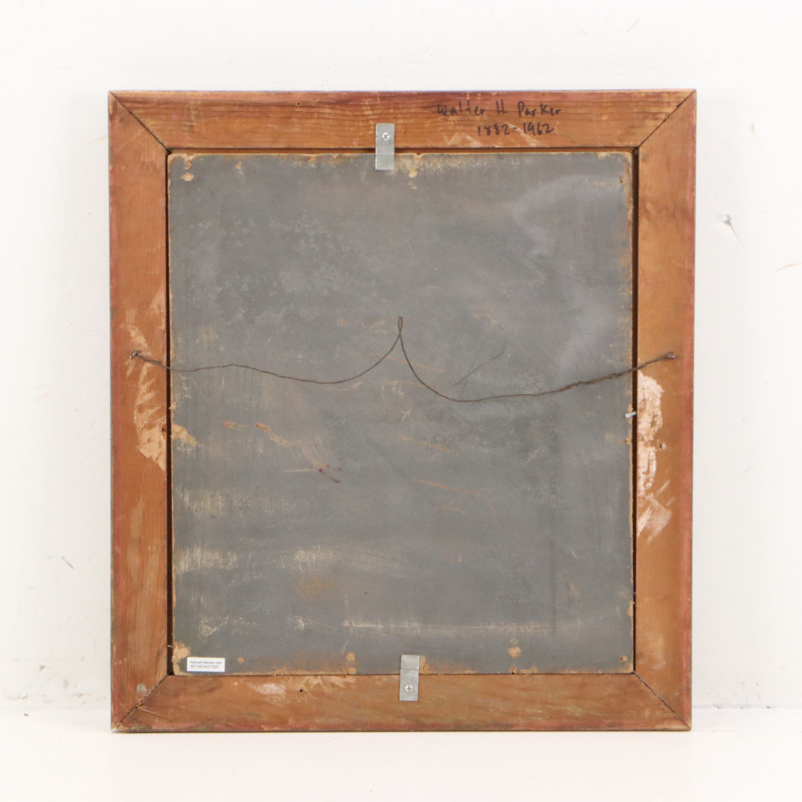 Walter H. Parker Woodland Landscape Oil Painting, Early to Mid-20th Century