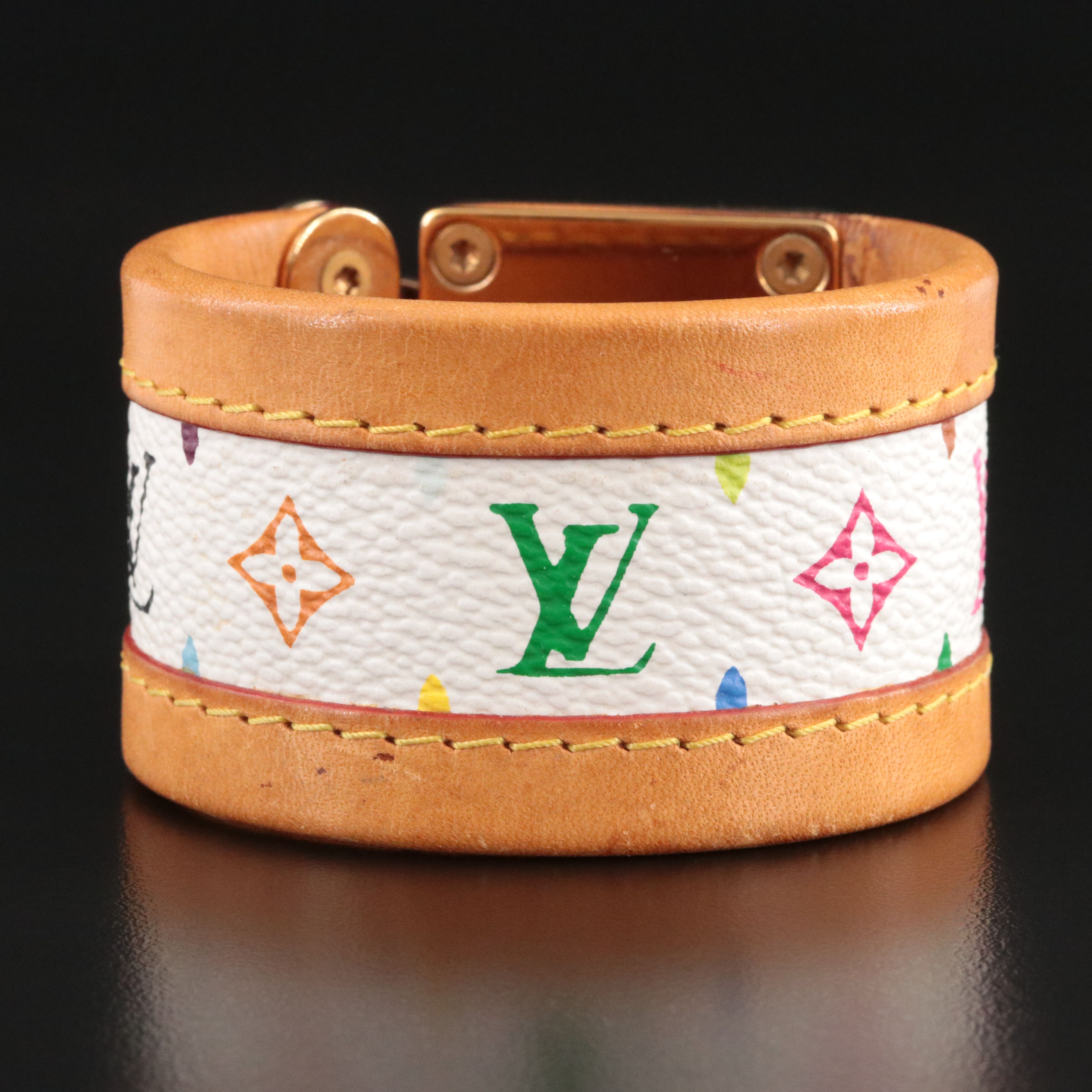 Louis Vuitton Monogram Multicolor S Lock Bracelet