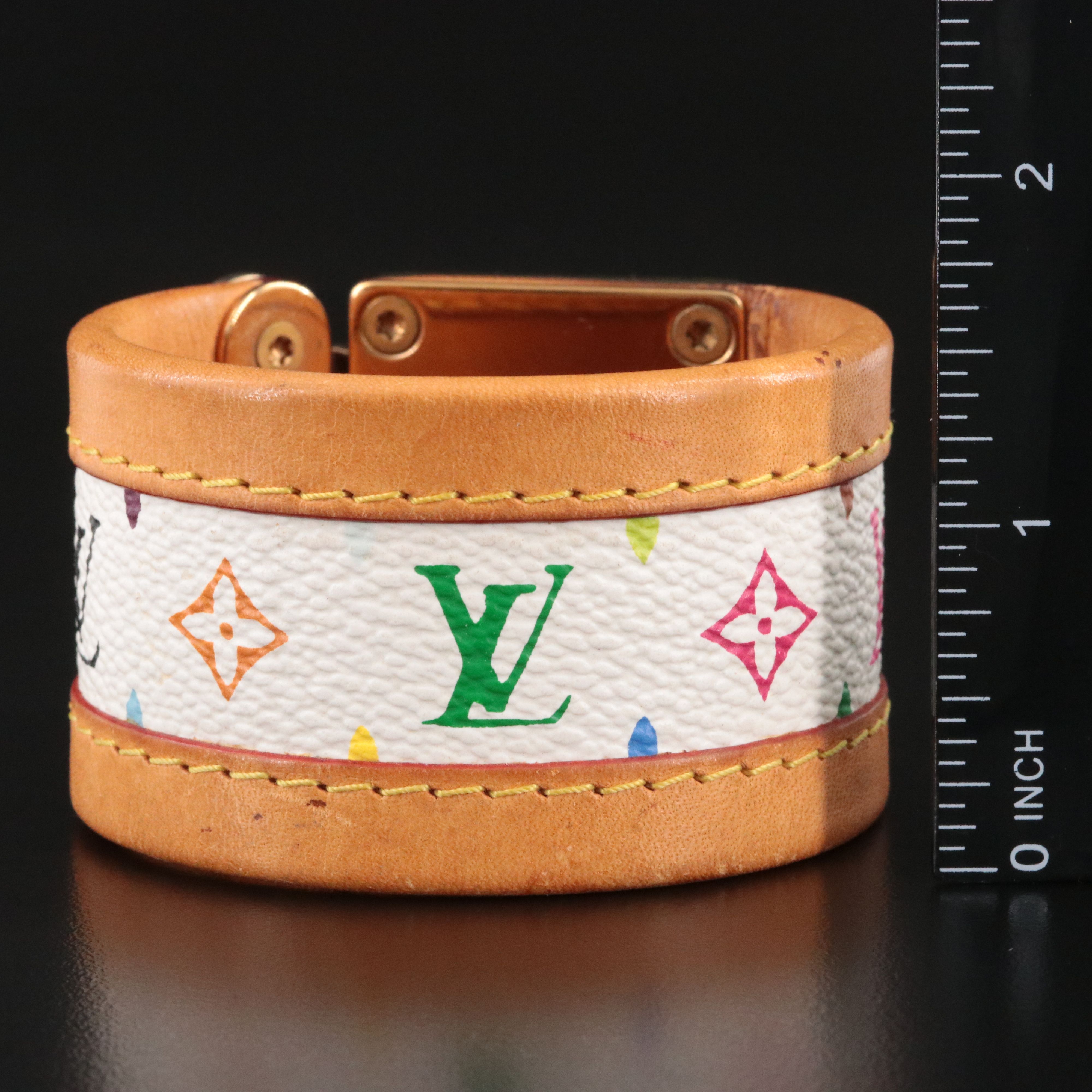 Louis Vuitton Monogram Multicolor S Lock Bracelet