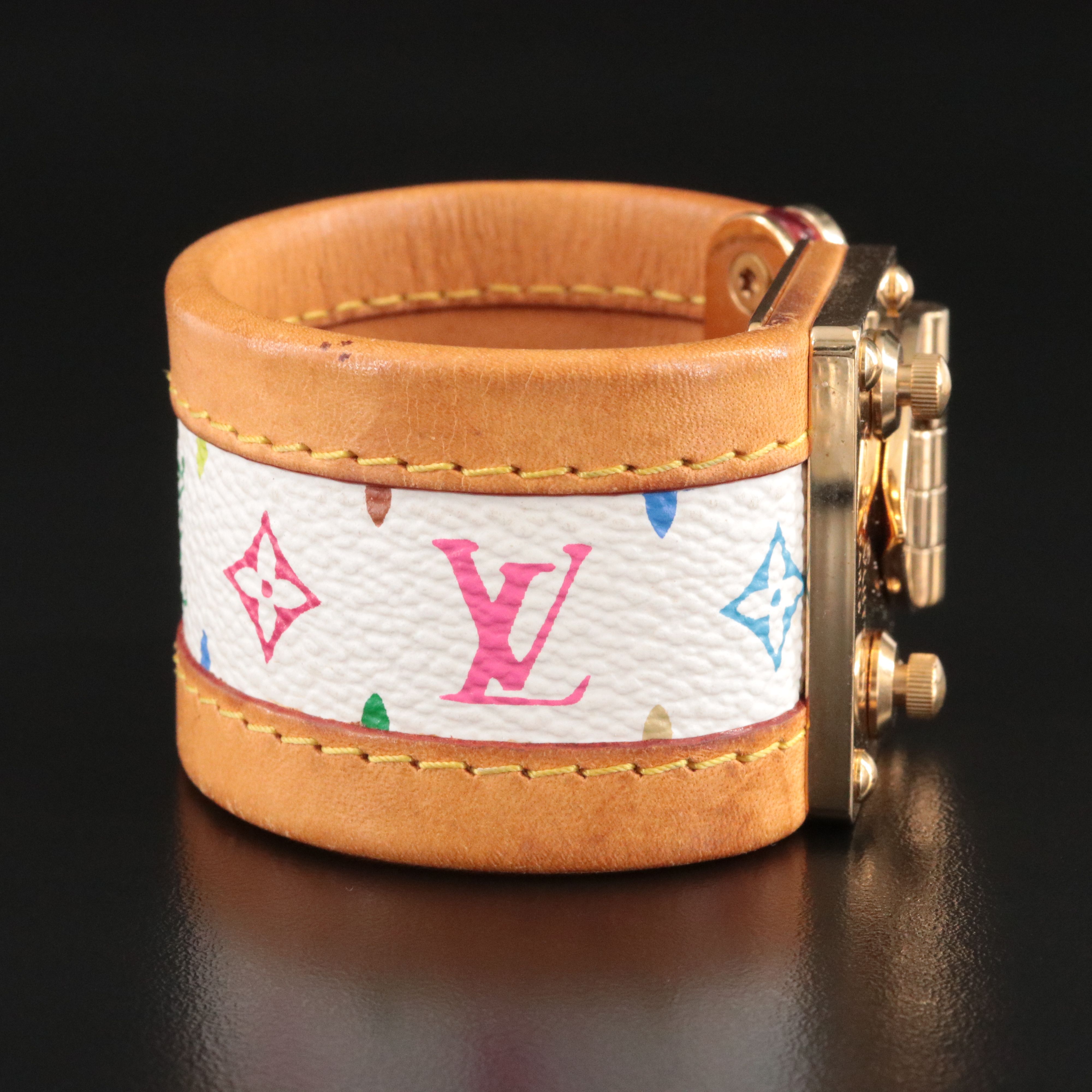 Louis Vuitton Monogram Multicolor S Lock Bracelet