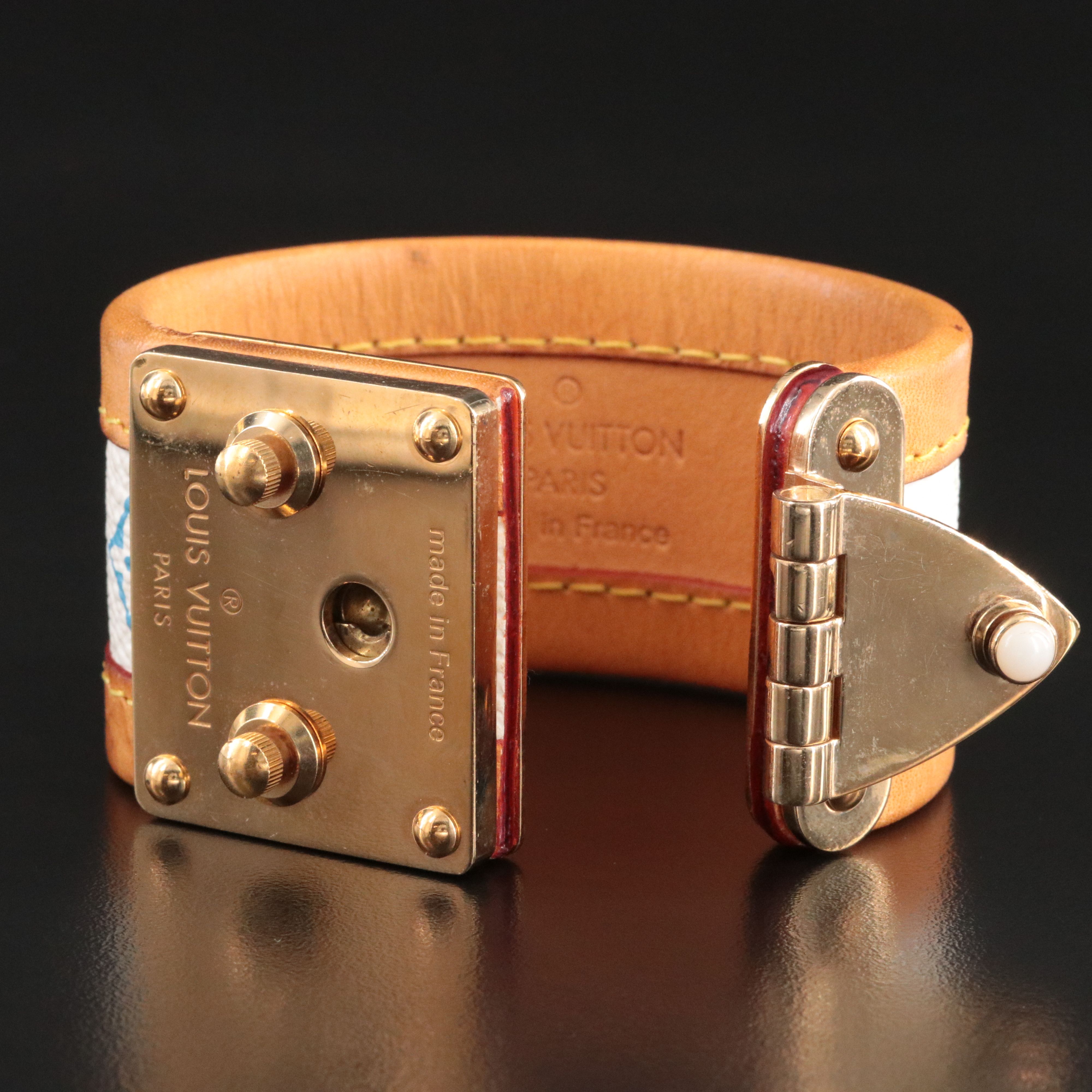 Louis Vuitton Monogram Multicolor S Lock Bracelet