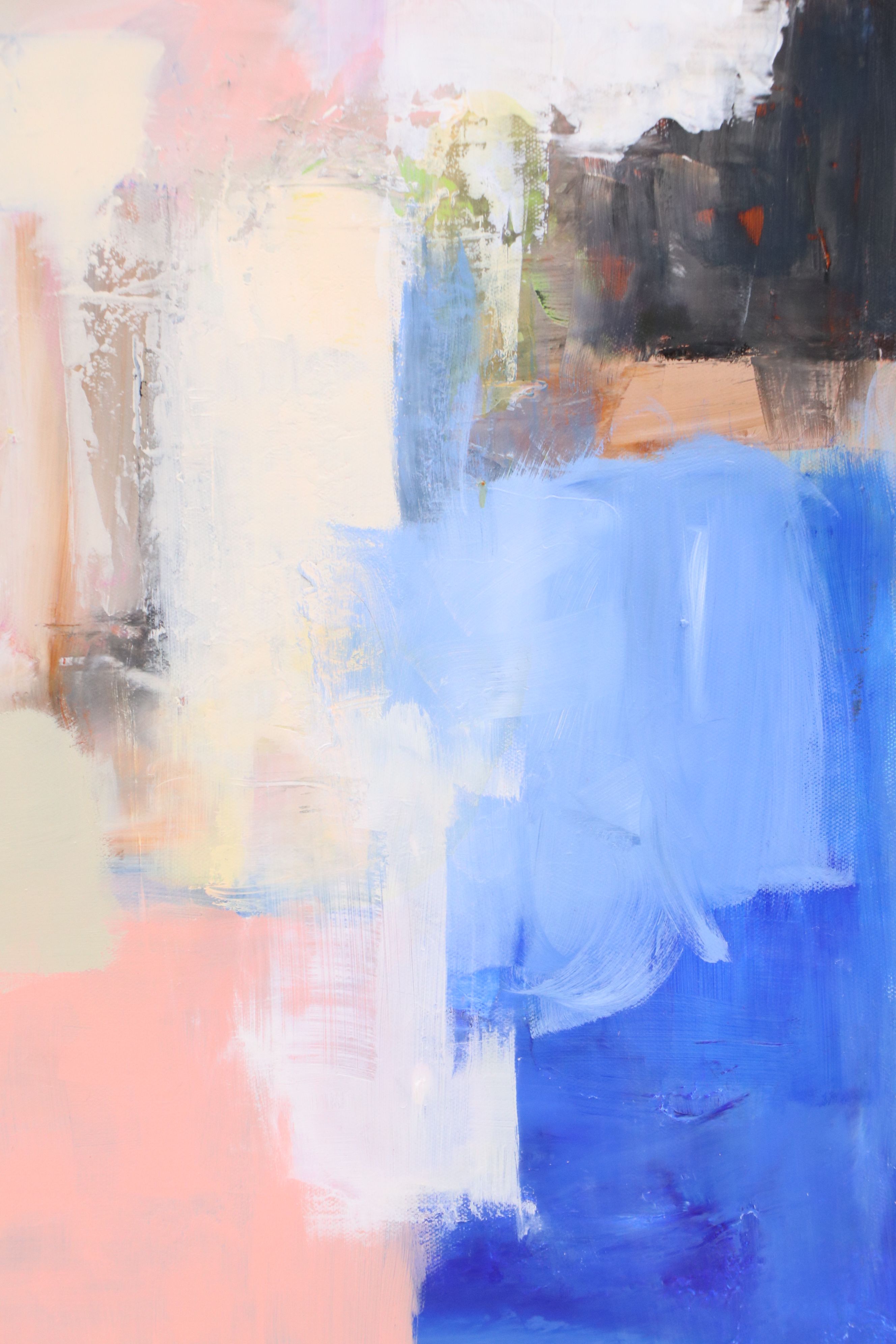 Milagros Pongo Abstract Mixed Media Painting, 2025