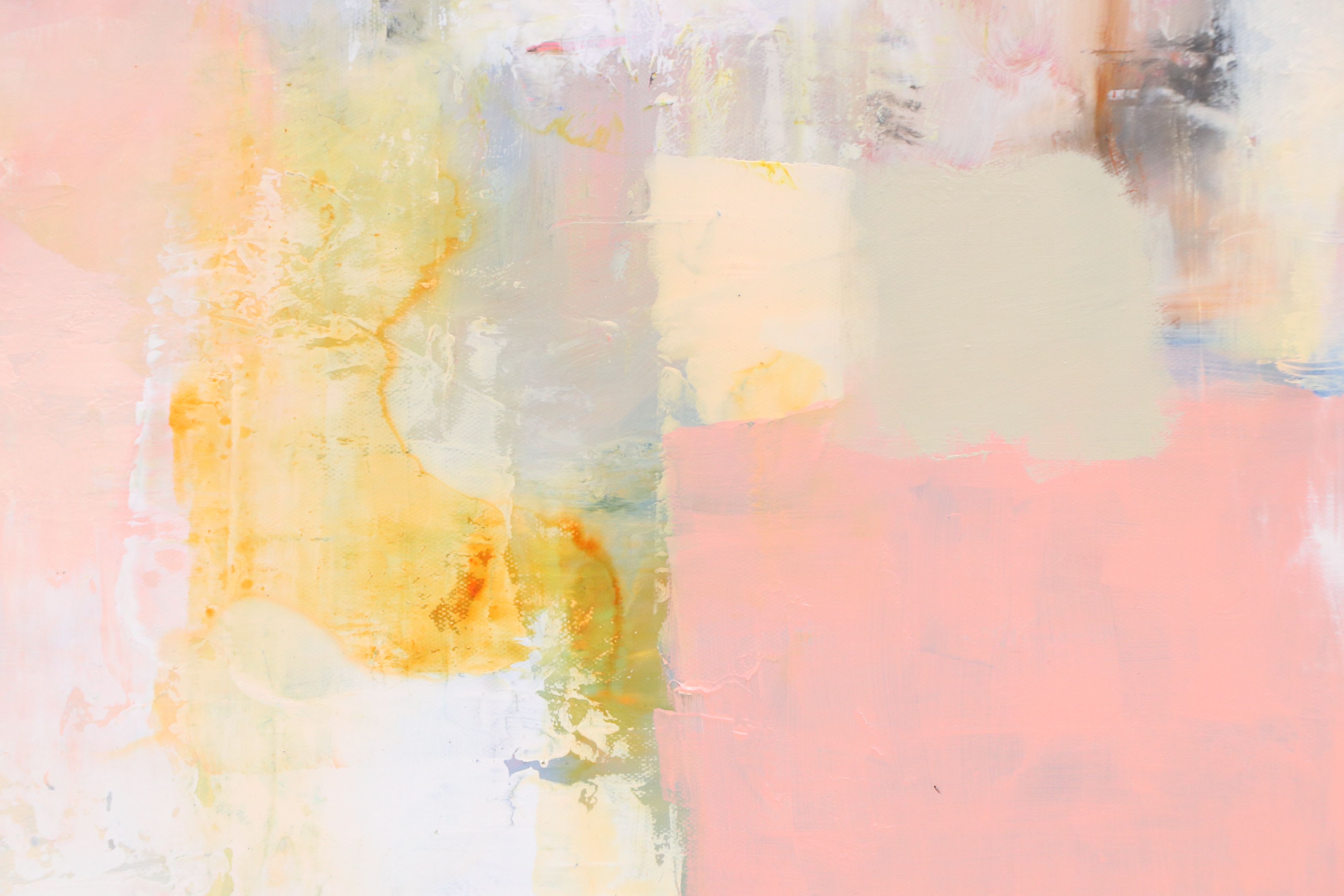 Milagros Pongo Abstract Mixed Media Painting, 2025