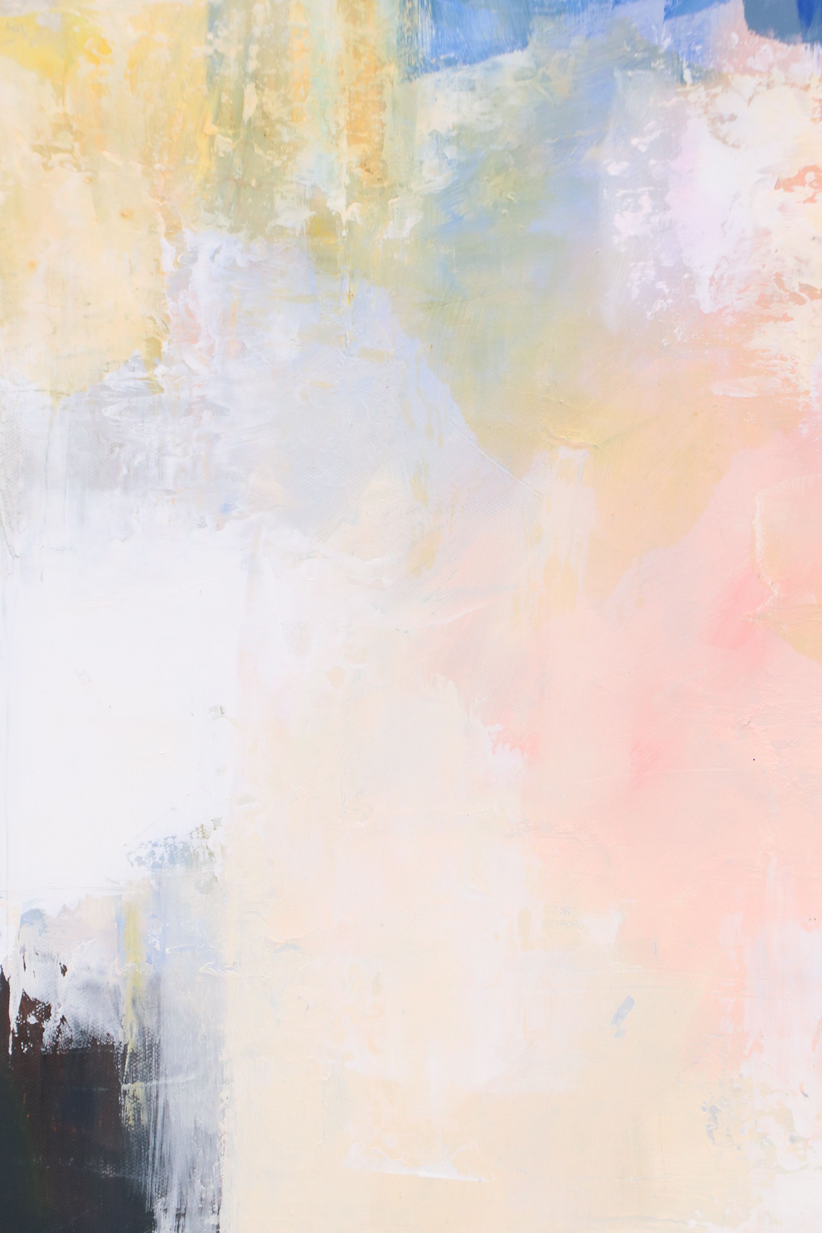 Milagros Pongo Abstract Mixed Media Painting, 2025