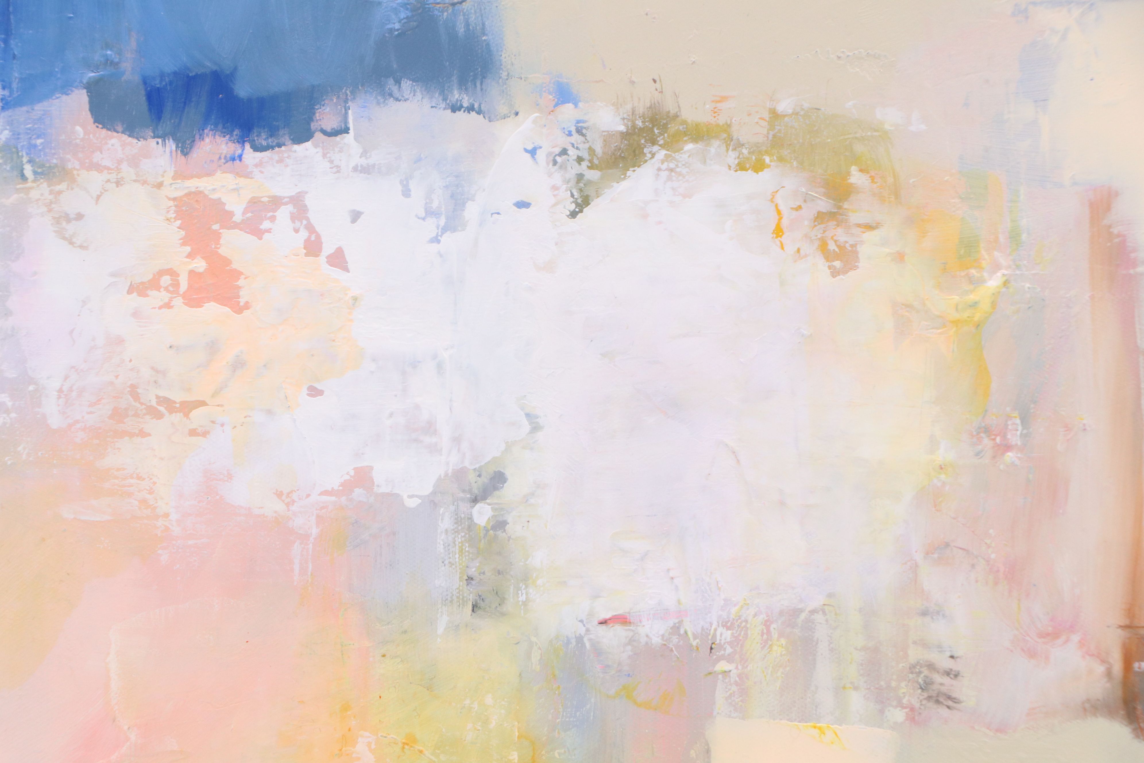 Milagros Pongo Abstract Mixed Media Painting, 2025