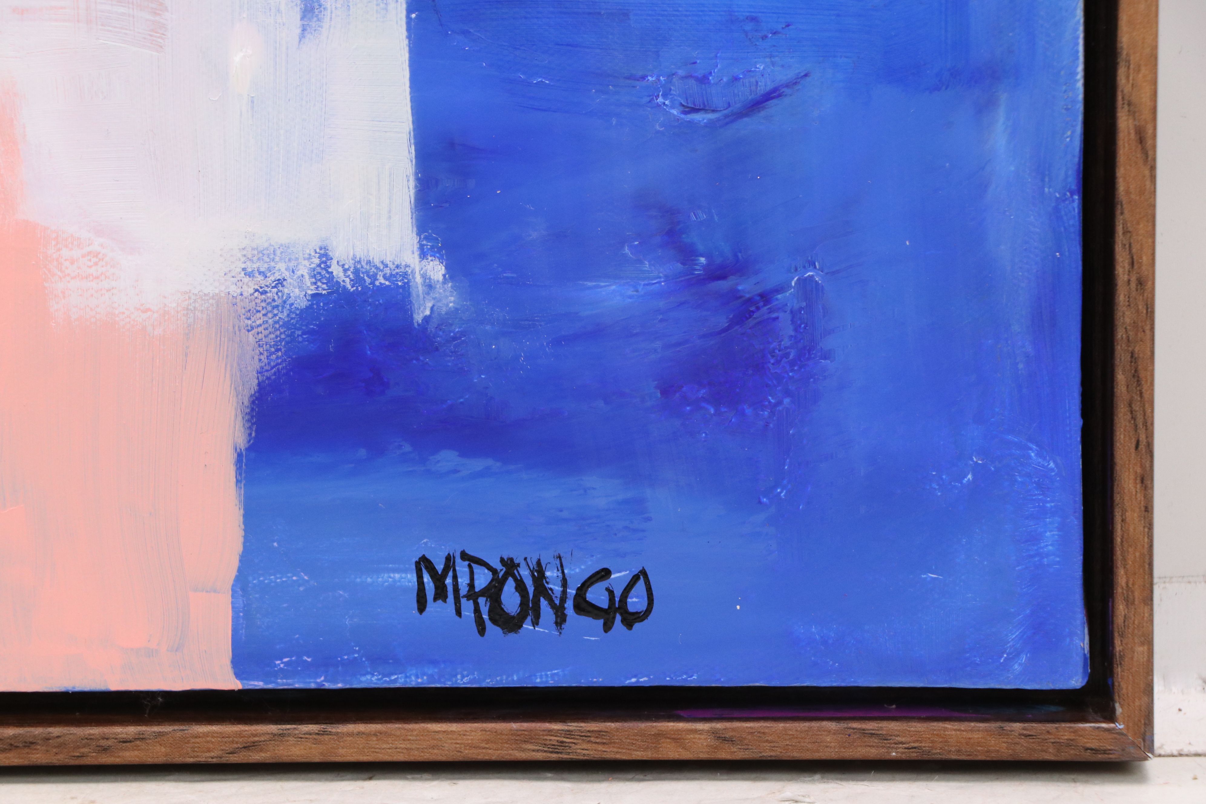 Milagros Pongo Abstract Mixed Media Painting, 2025