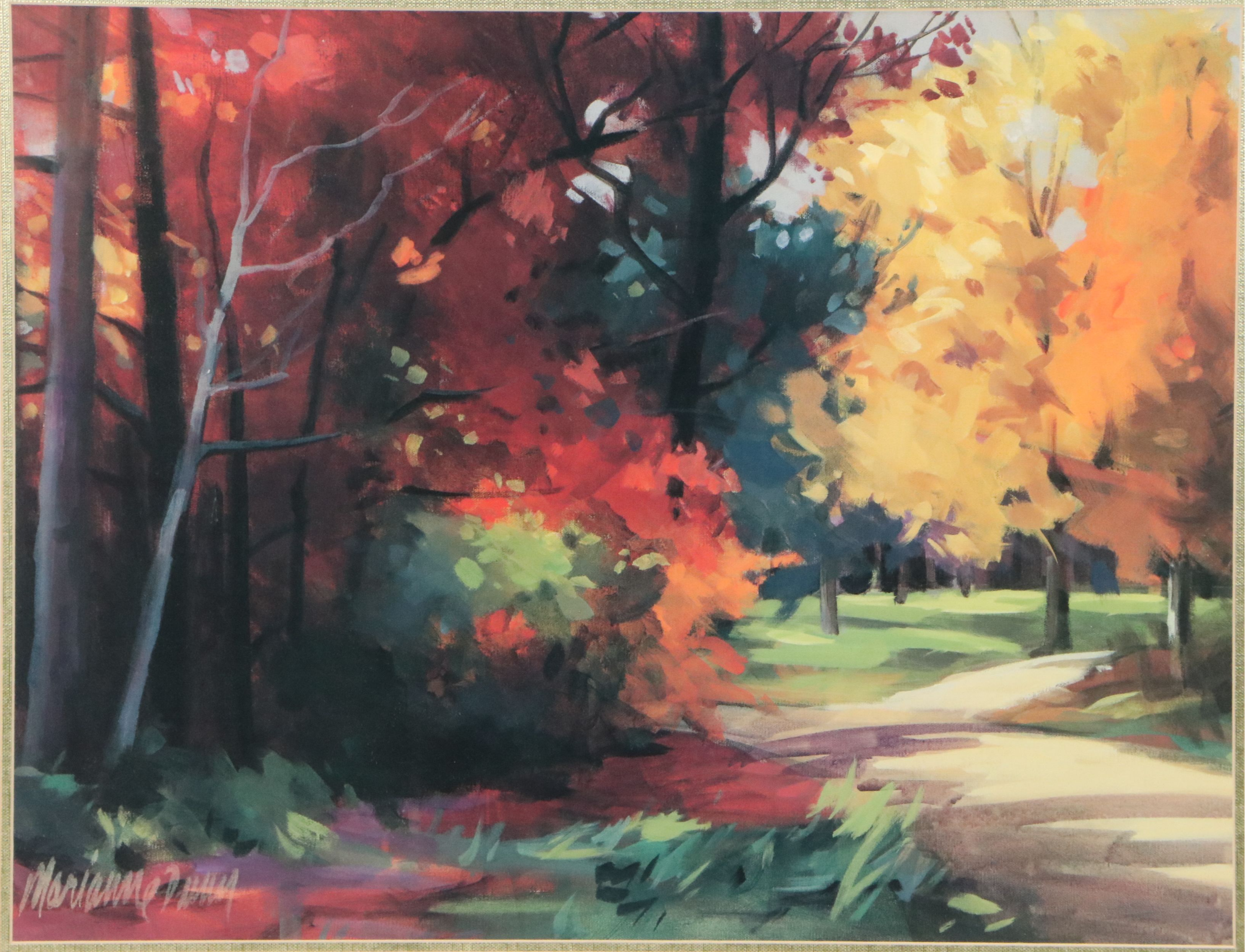 Marianne Dunn Offset Lithograph "Bend in the Road," 21st Century