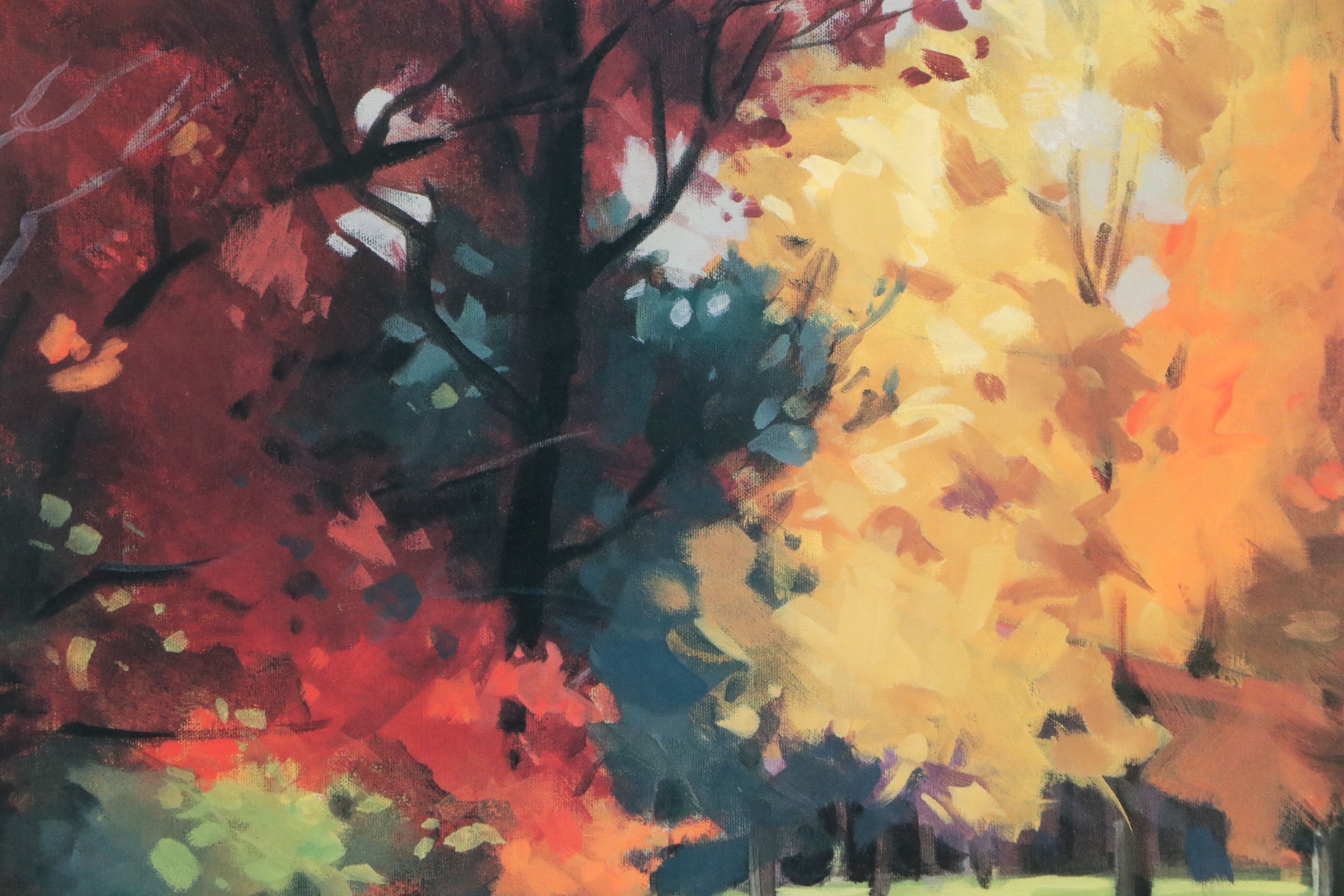 Marianne Dunn Offset Lithograph "Bend in the Road," 21st Century