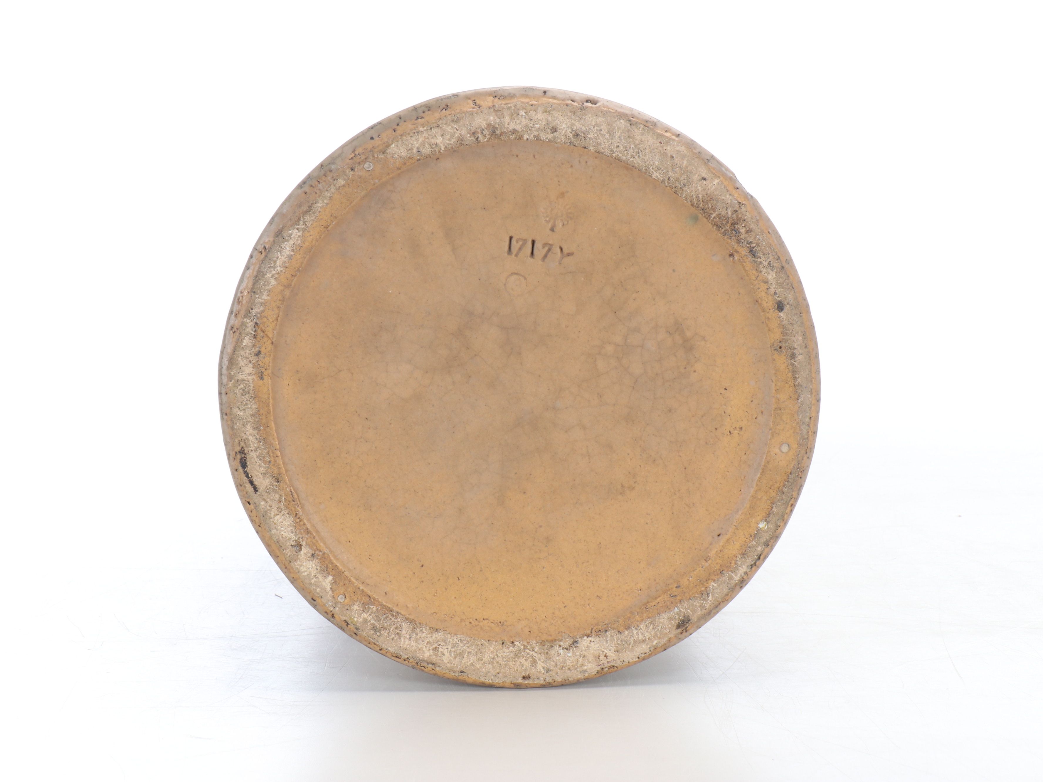 Rookwood Pottery Vellum Glaze Reticulated Umbrella Stand, 1917