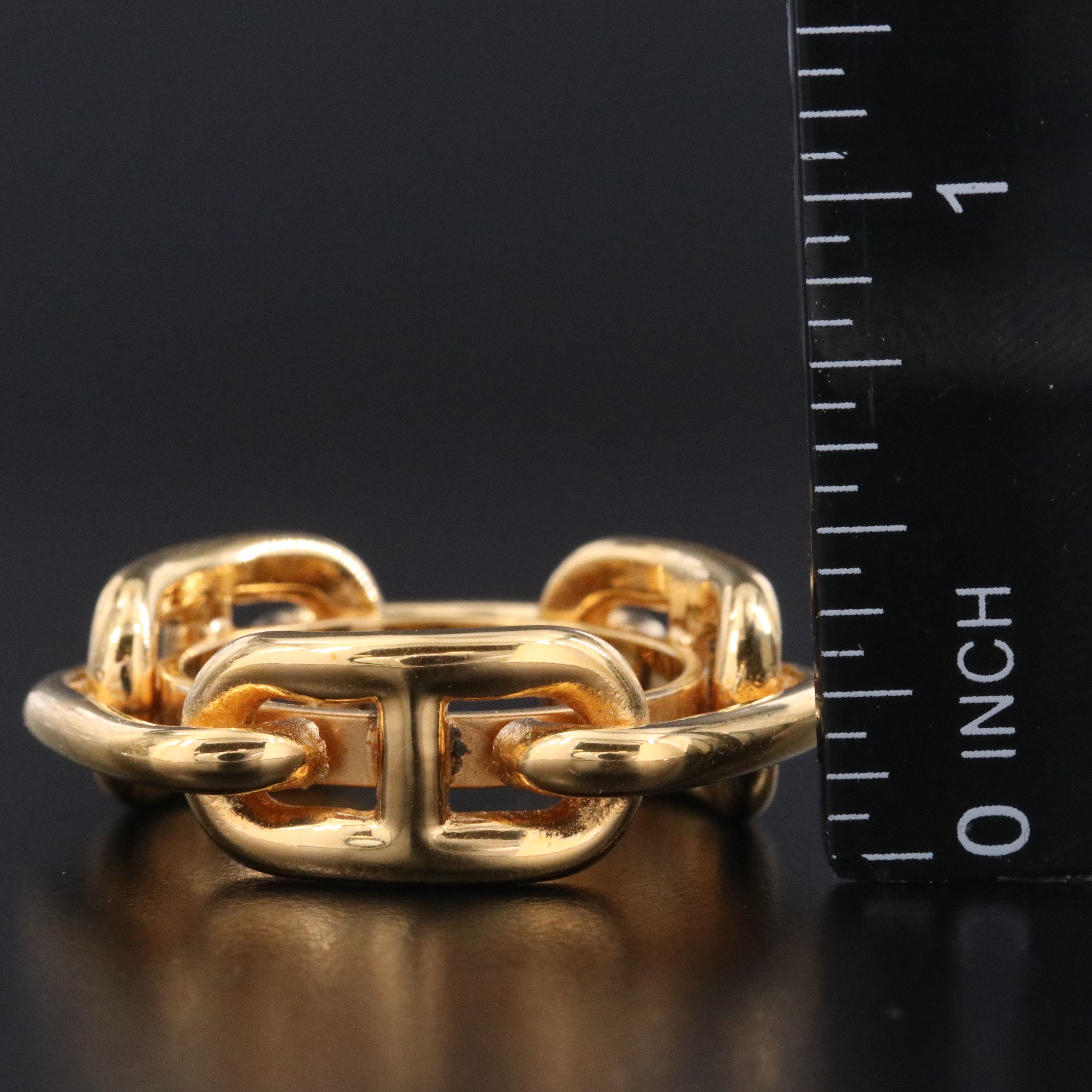 Hermès Chain d'Ancre Scarf Ring