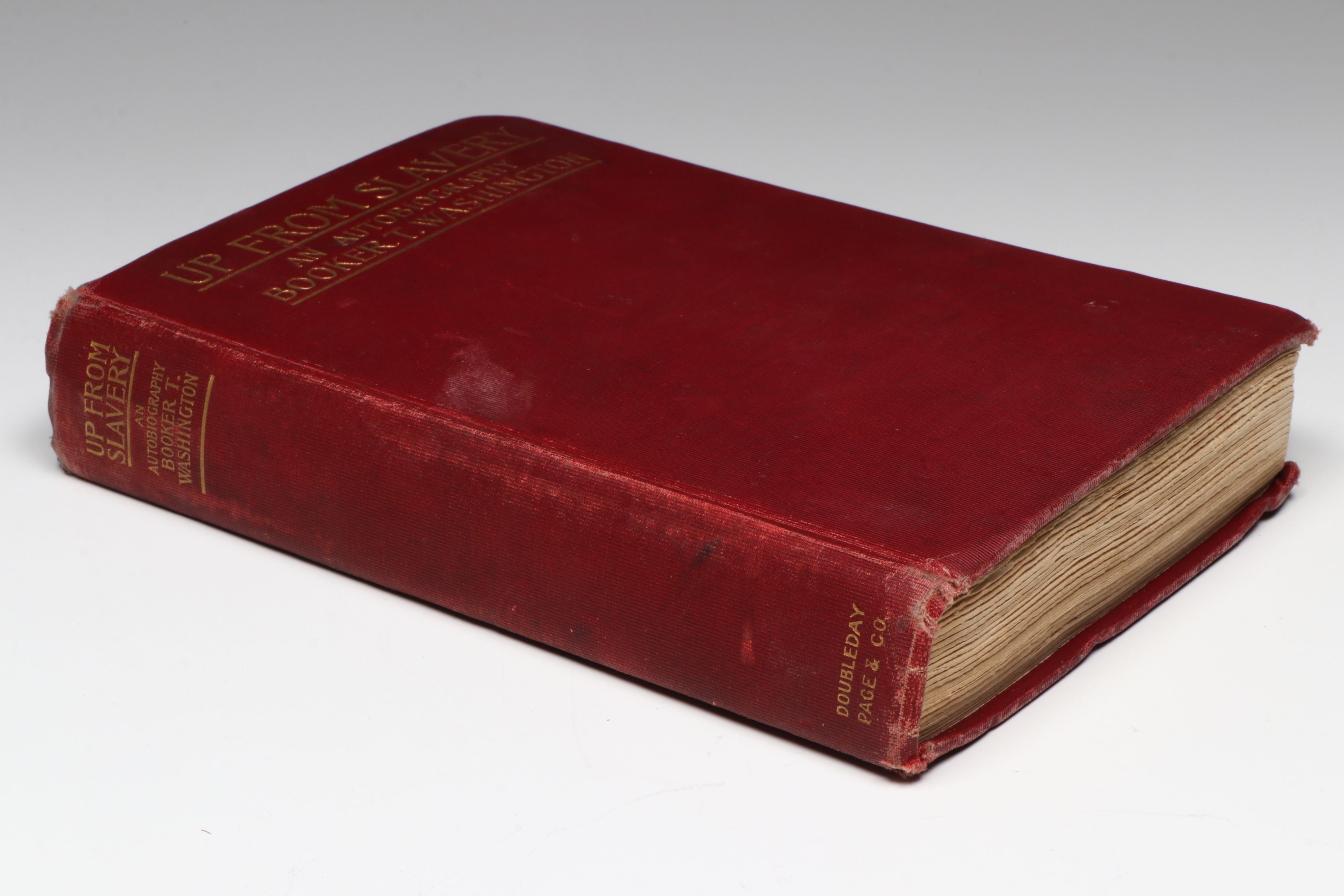 Early Printing "Up from Slavery: An Autobiography" by Booker T. Washington, 1902