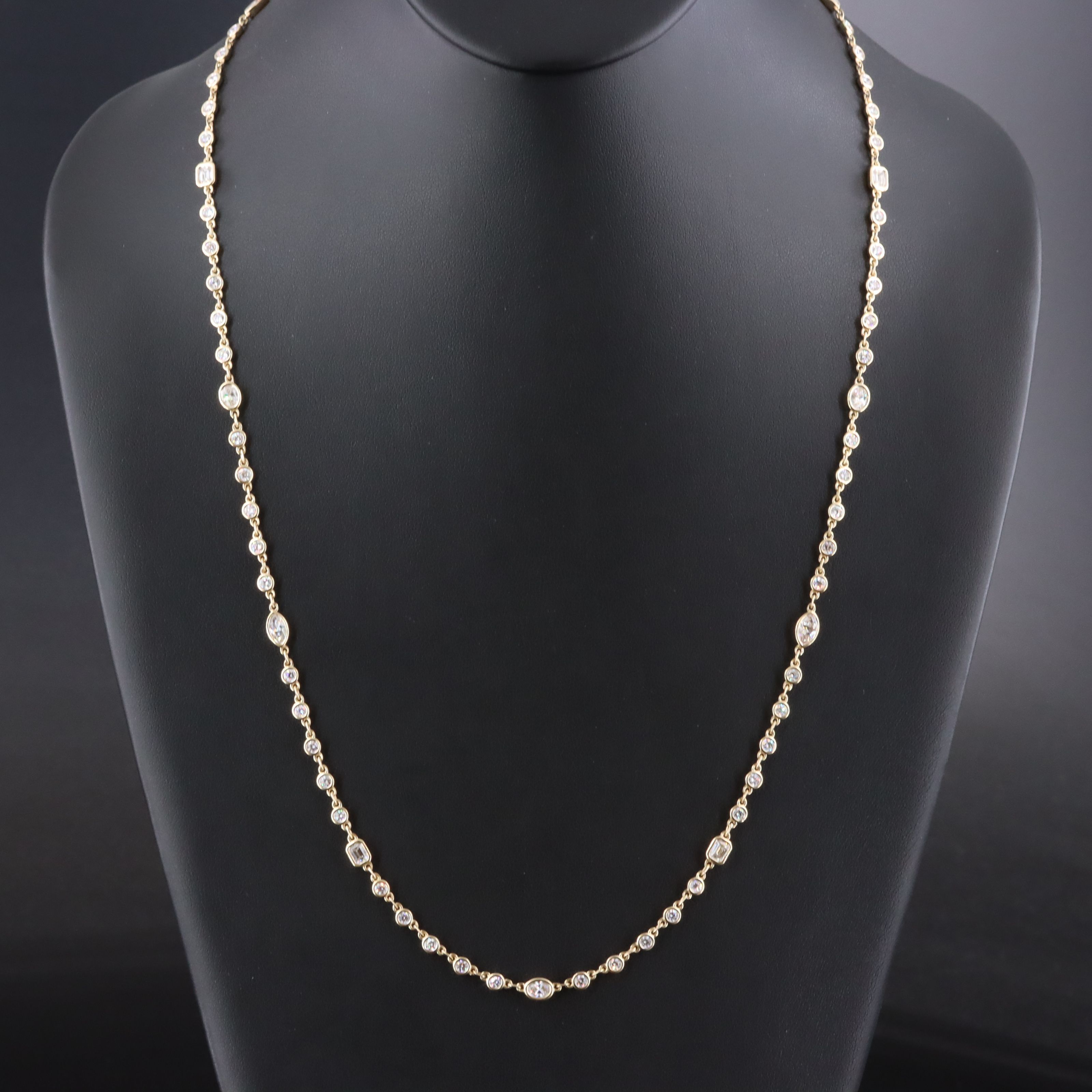 14K 6.00 CTW Lab Grown Diamond Necklace