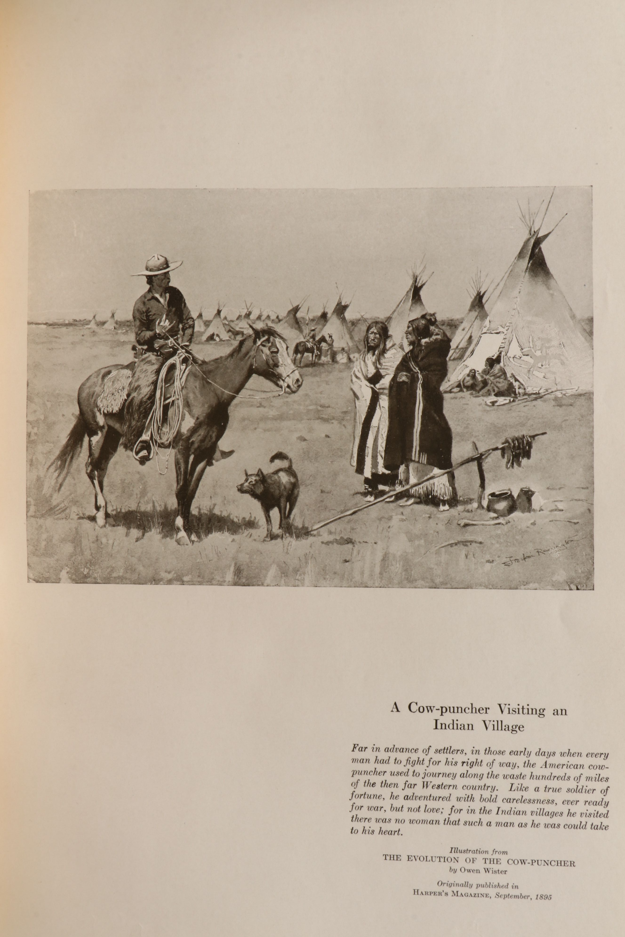 Frederic Remington Illustrated First Edition "The Book of the American Indian"