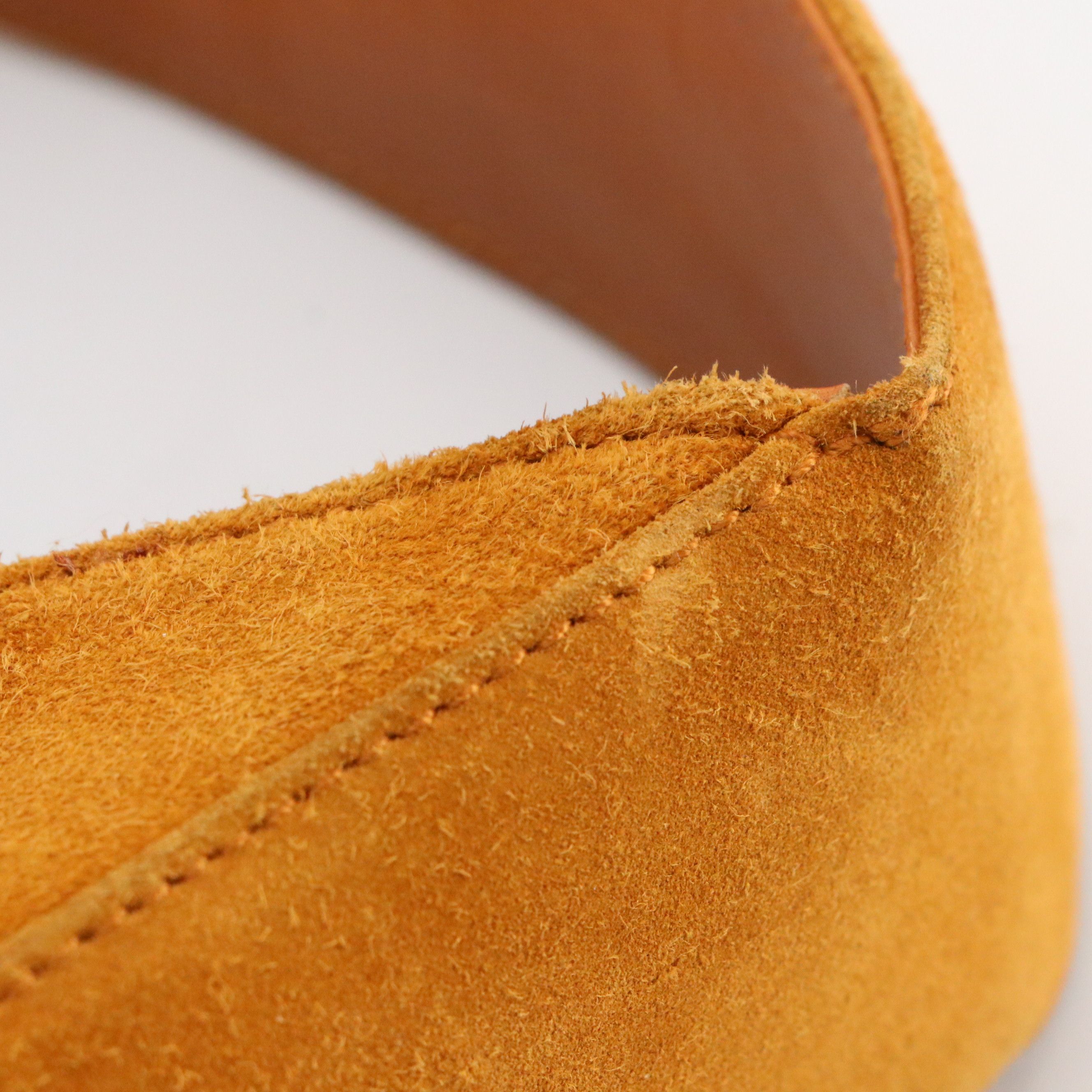 Salvatore Ferragamo Double Gancini Closure Hobo Tote in Brown Suede Leather