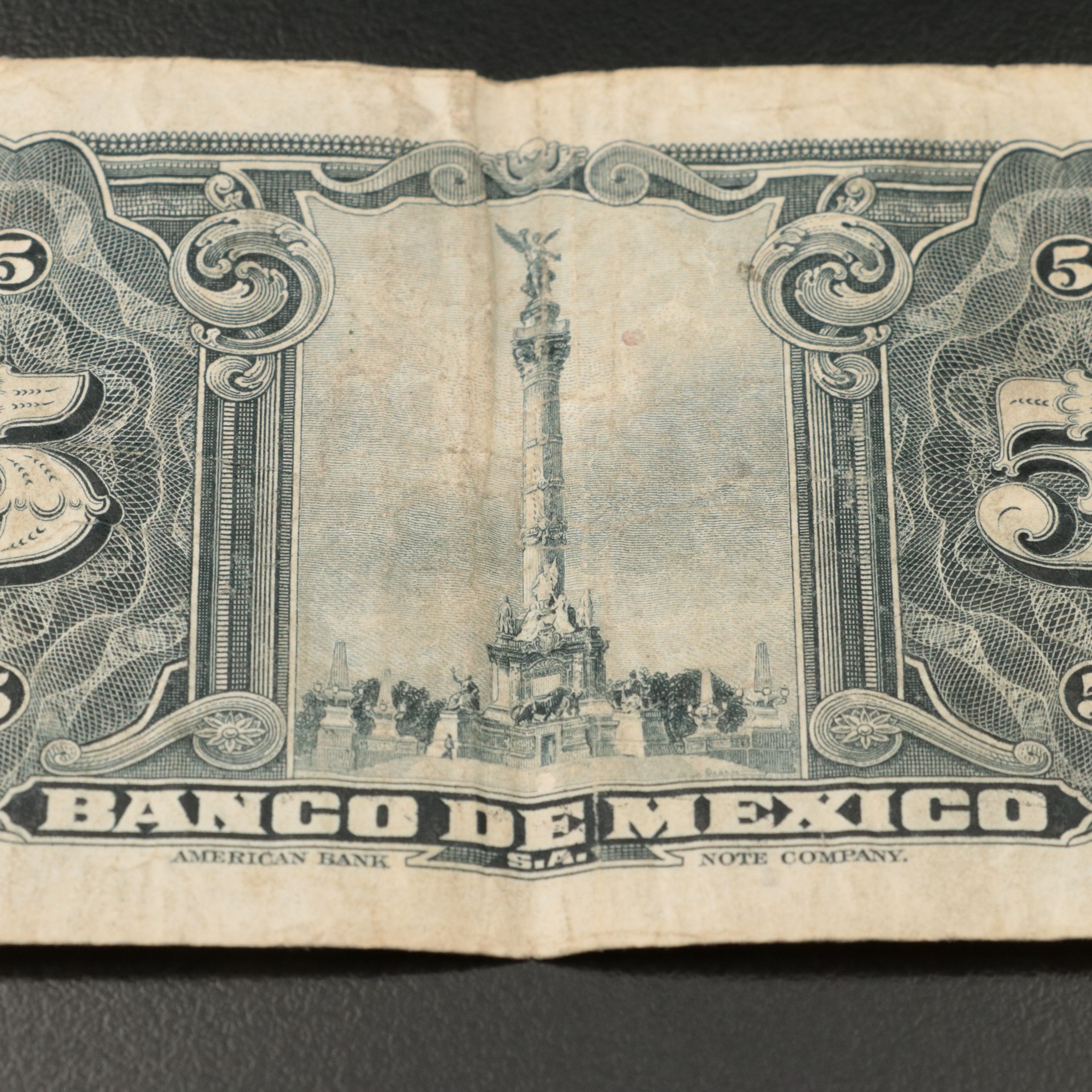 1947 5-Pesos Mexico Banknote