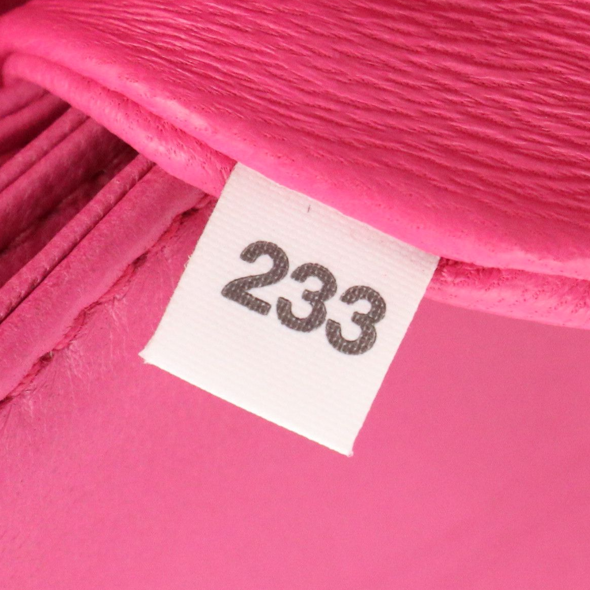 Prada Hot Pink Gaufré Nappa Leather Front Flap Chain Link Shoulder Bag