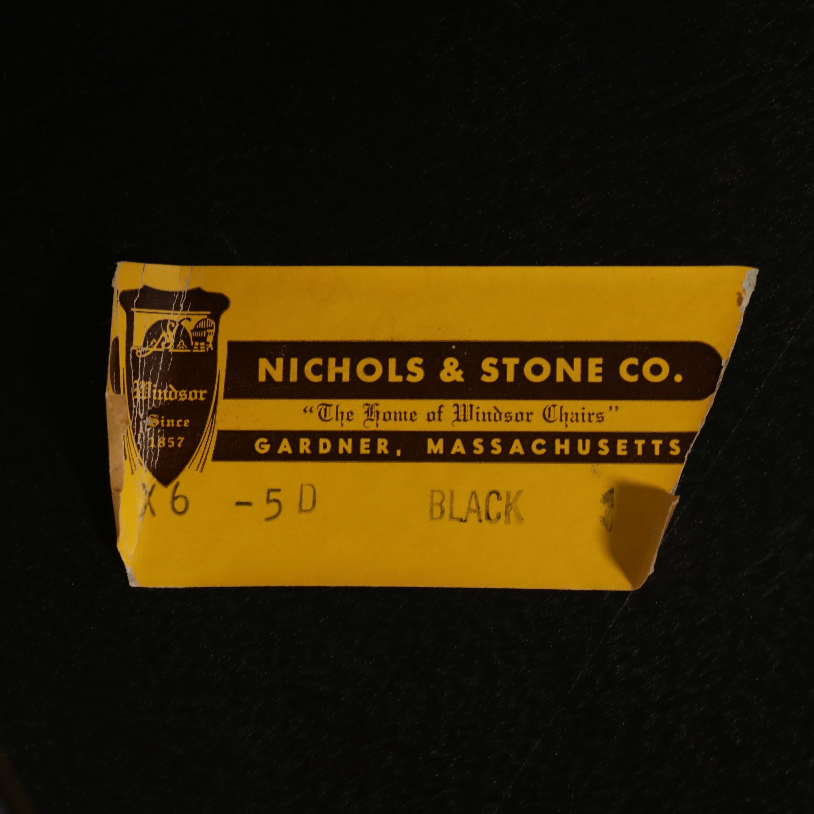 Nichols & Stone Stenciled Windsor Armchair and Rocking Chair