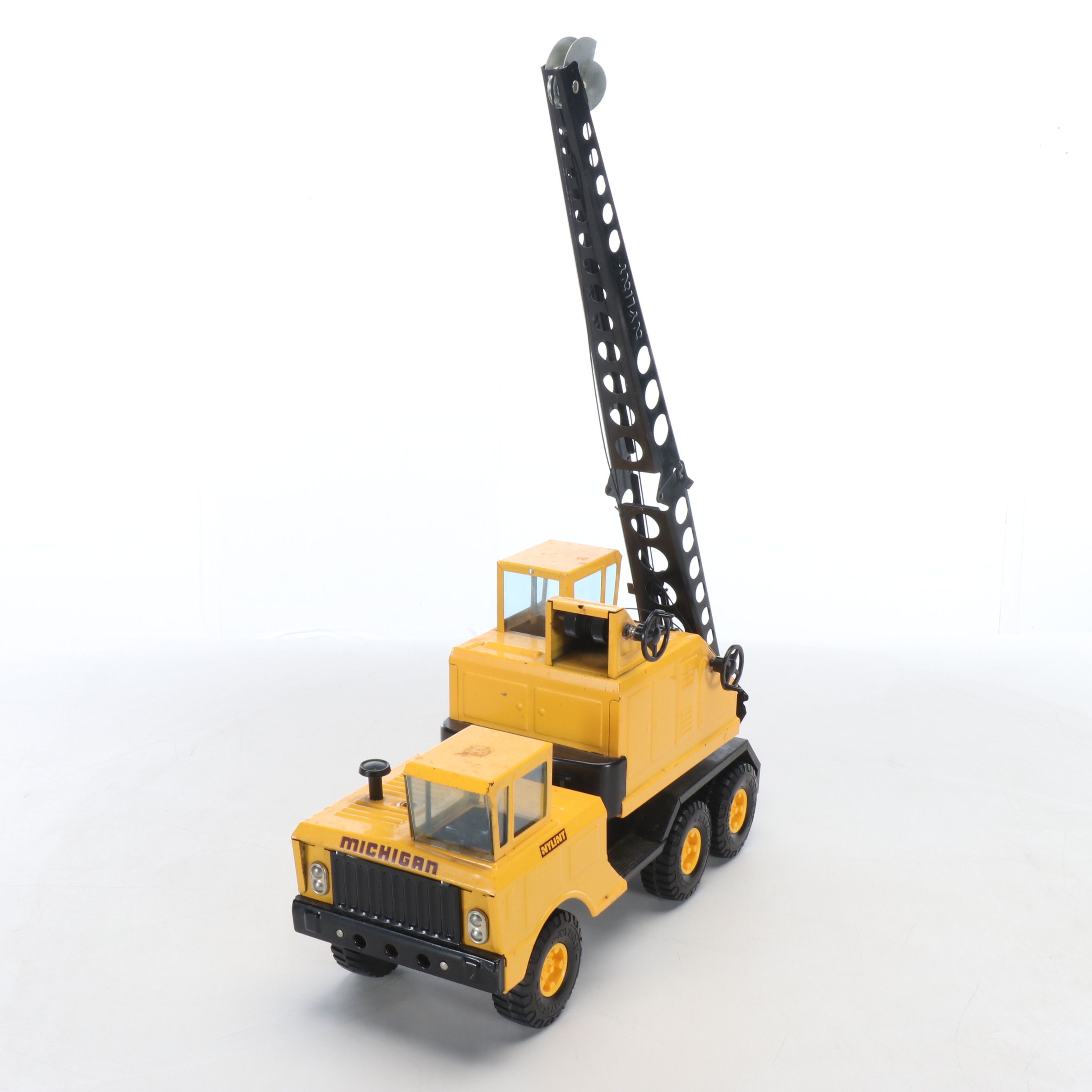 Nylint Michigan Pressed Steel Toy Crane, Mid to Late 20th Century