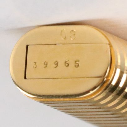 Must de Cartier Vendôme Trinity Oval Fountain Pen