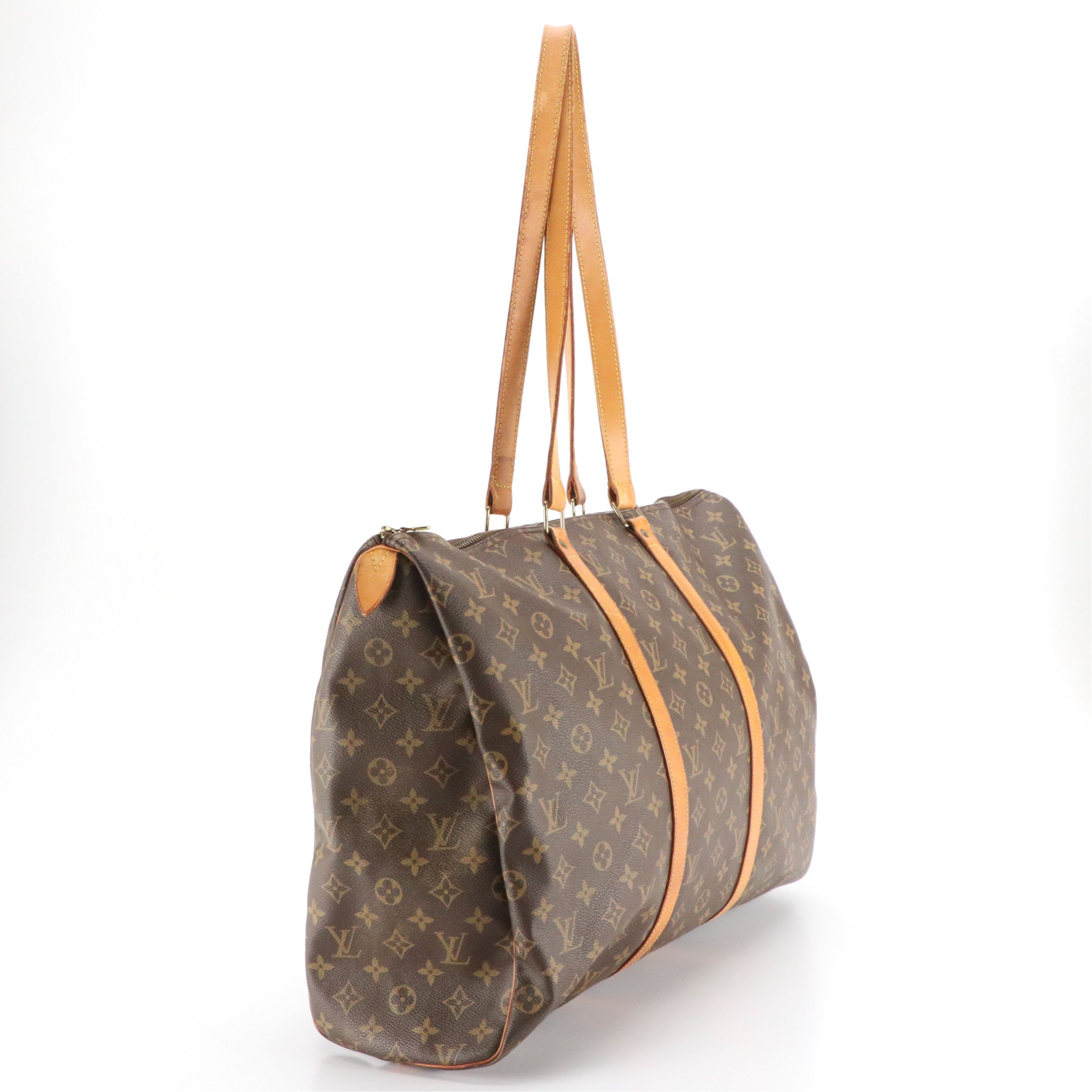 Louis Vuitton Sac Flanerie 50 Bag in Monogram Canvas and Vachetta Leather