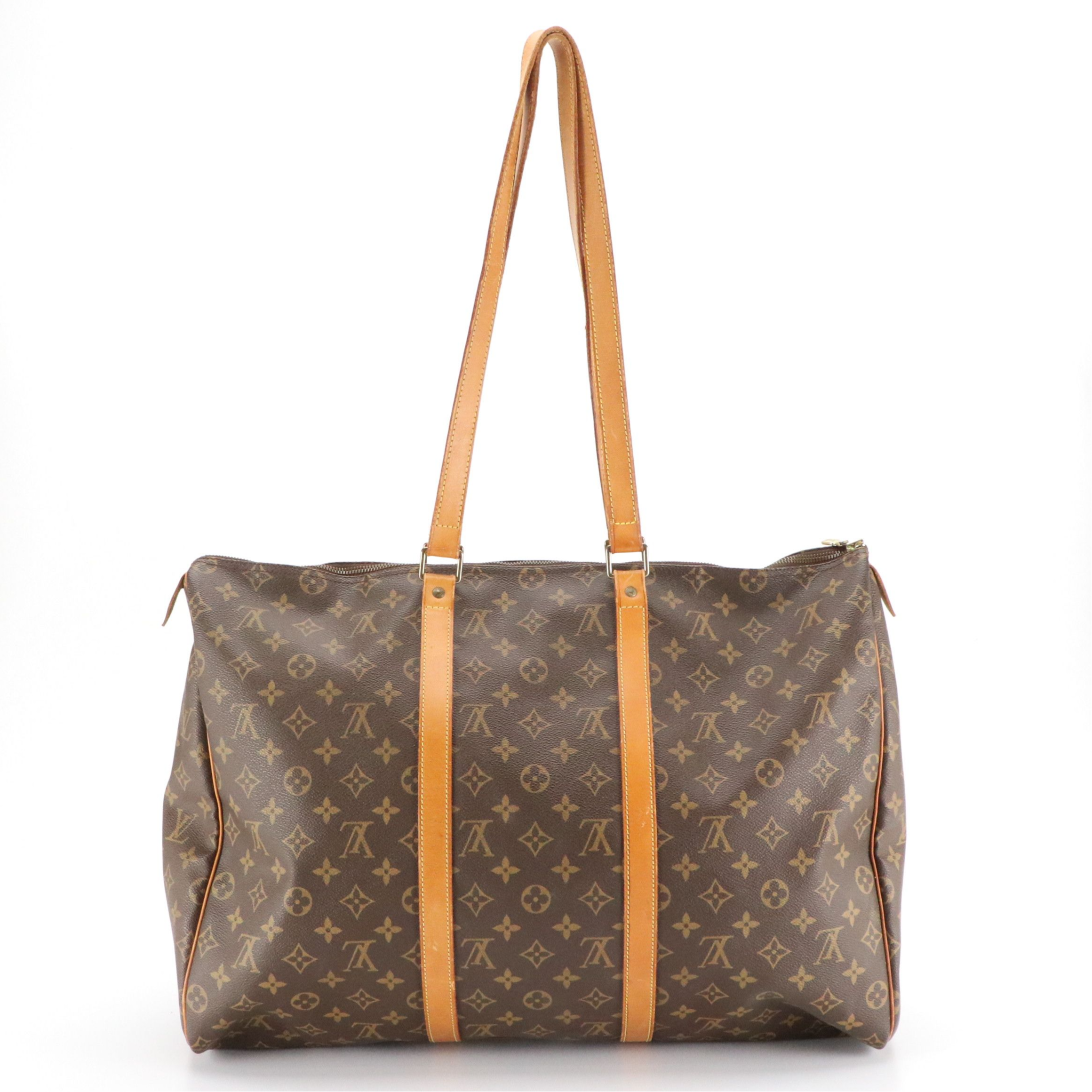Louis Vuitton Sac Flanerie 50 Bag in Monogram Canvas and Vachetta Leather