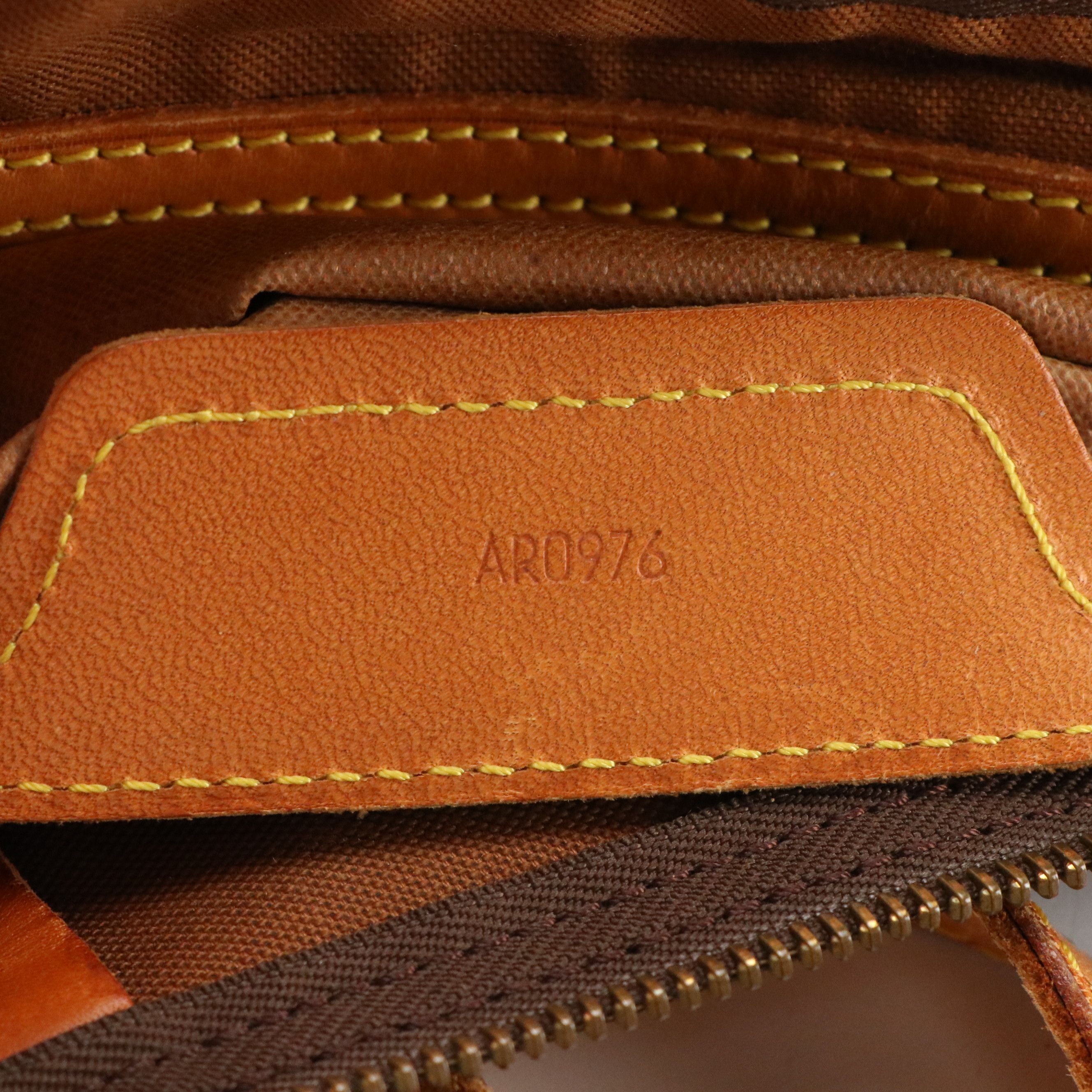 Louis Vuitton Sac Flanerie 50 Bag in Monogram Canvas and Vachetta Leather