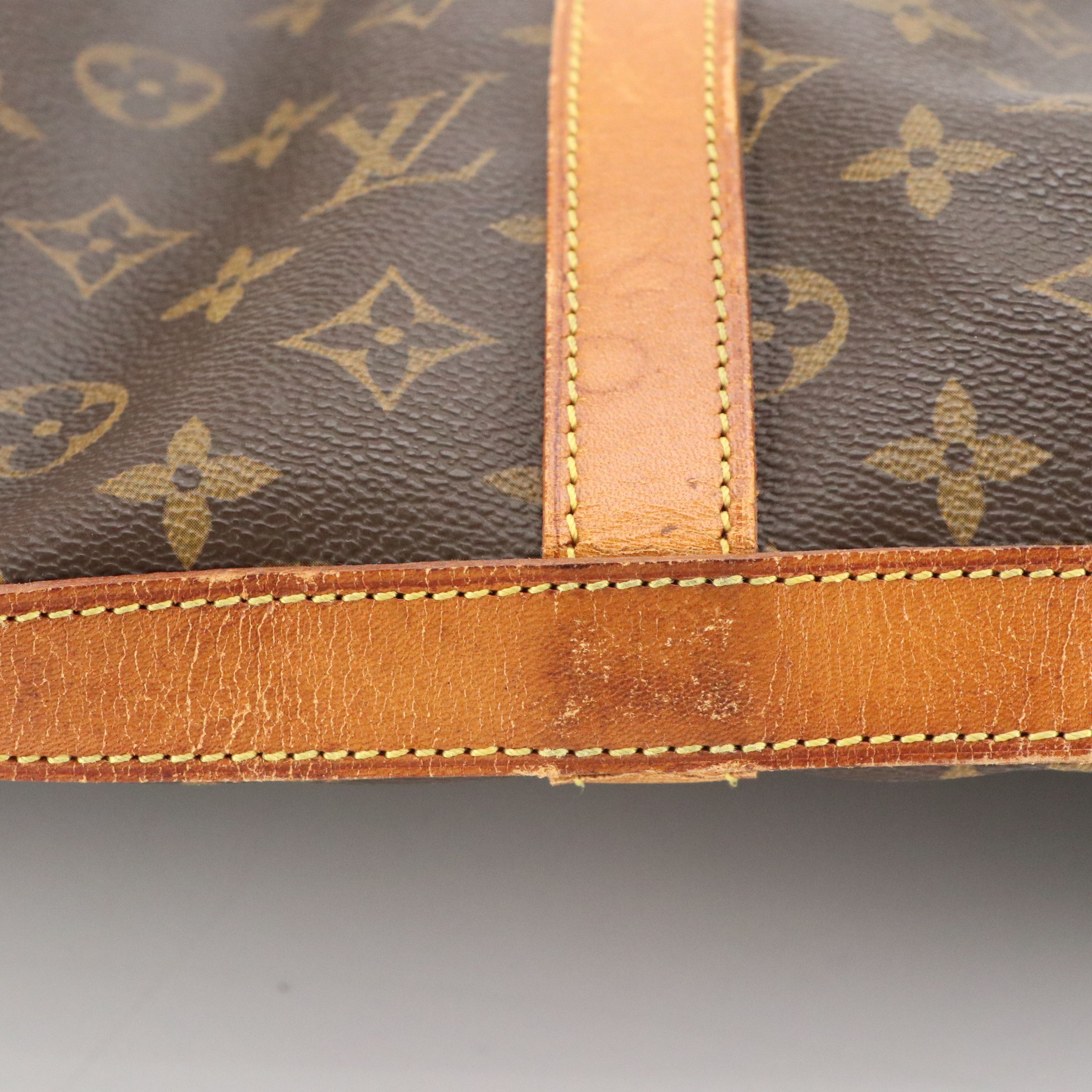Louis Vuitton Sac Flanerie 50 Bag in Monogram Canvas and Vachetta Leather