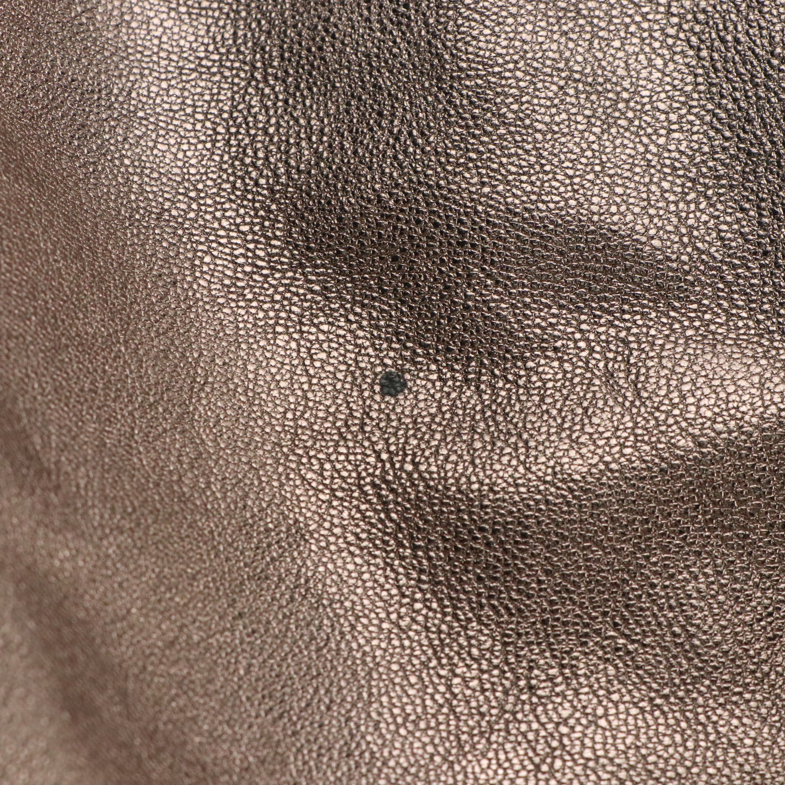 Salvatore Ferragamo Gancini Handle Two-Way Hobo Tote Bag in Metallic Calfskin