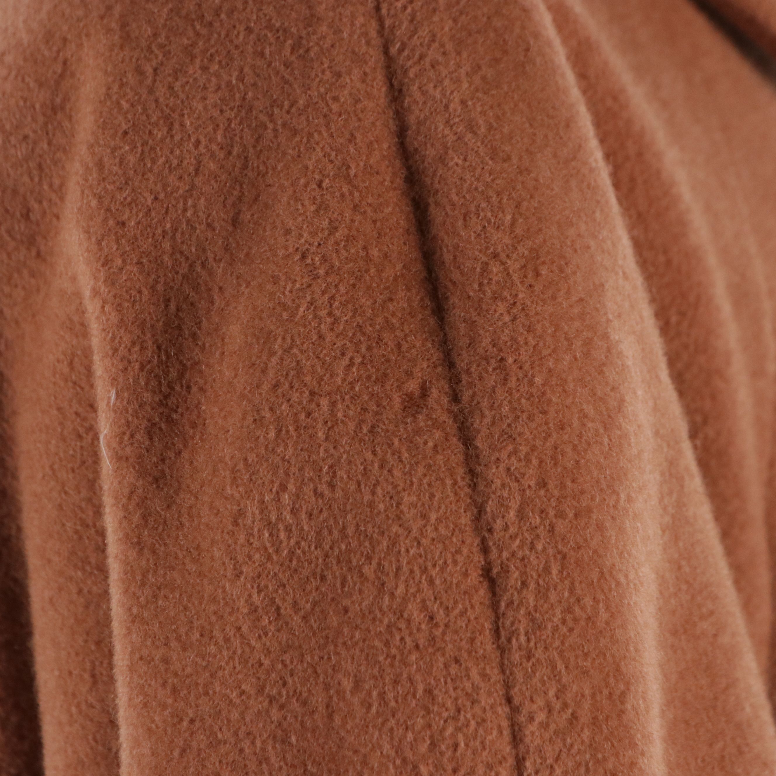 Burberrys Raglan Sleeve Coat in Angora Wool