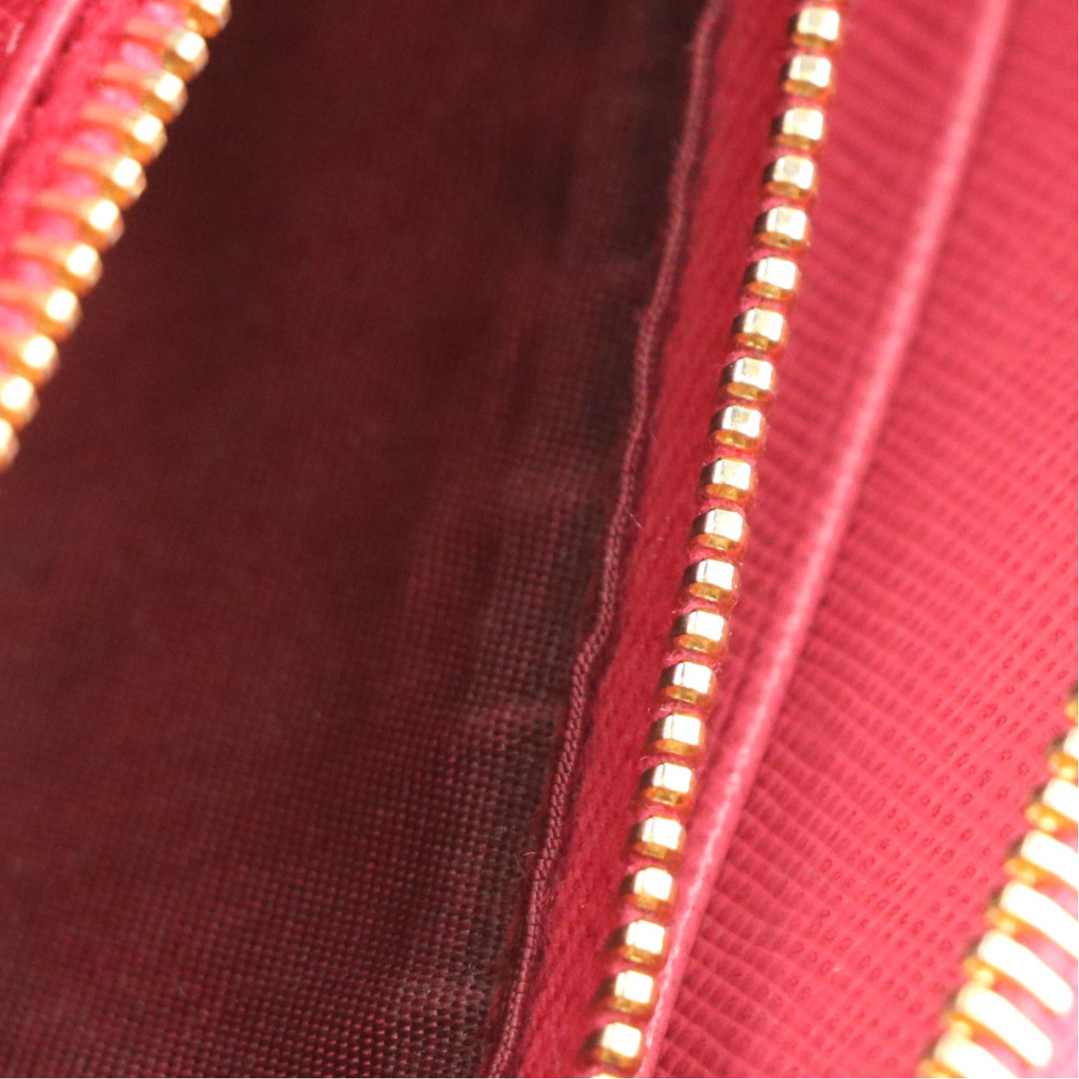 Prada Zip Around Organizer Wallet in Saffiano Leather with Box