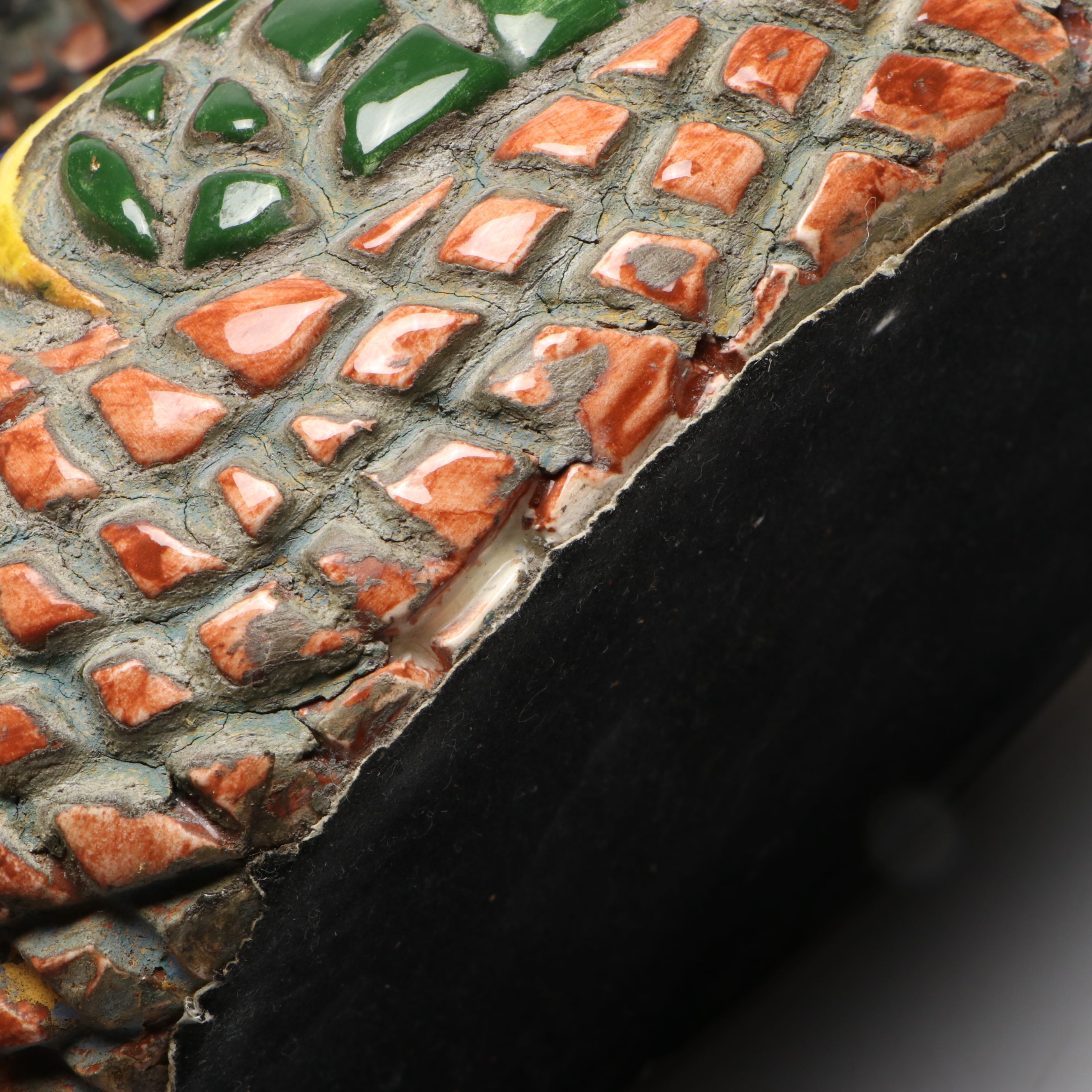 Hand-Painted Mr & Mrs Duck Mosaic Style Ceramic Figures