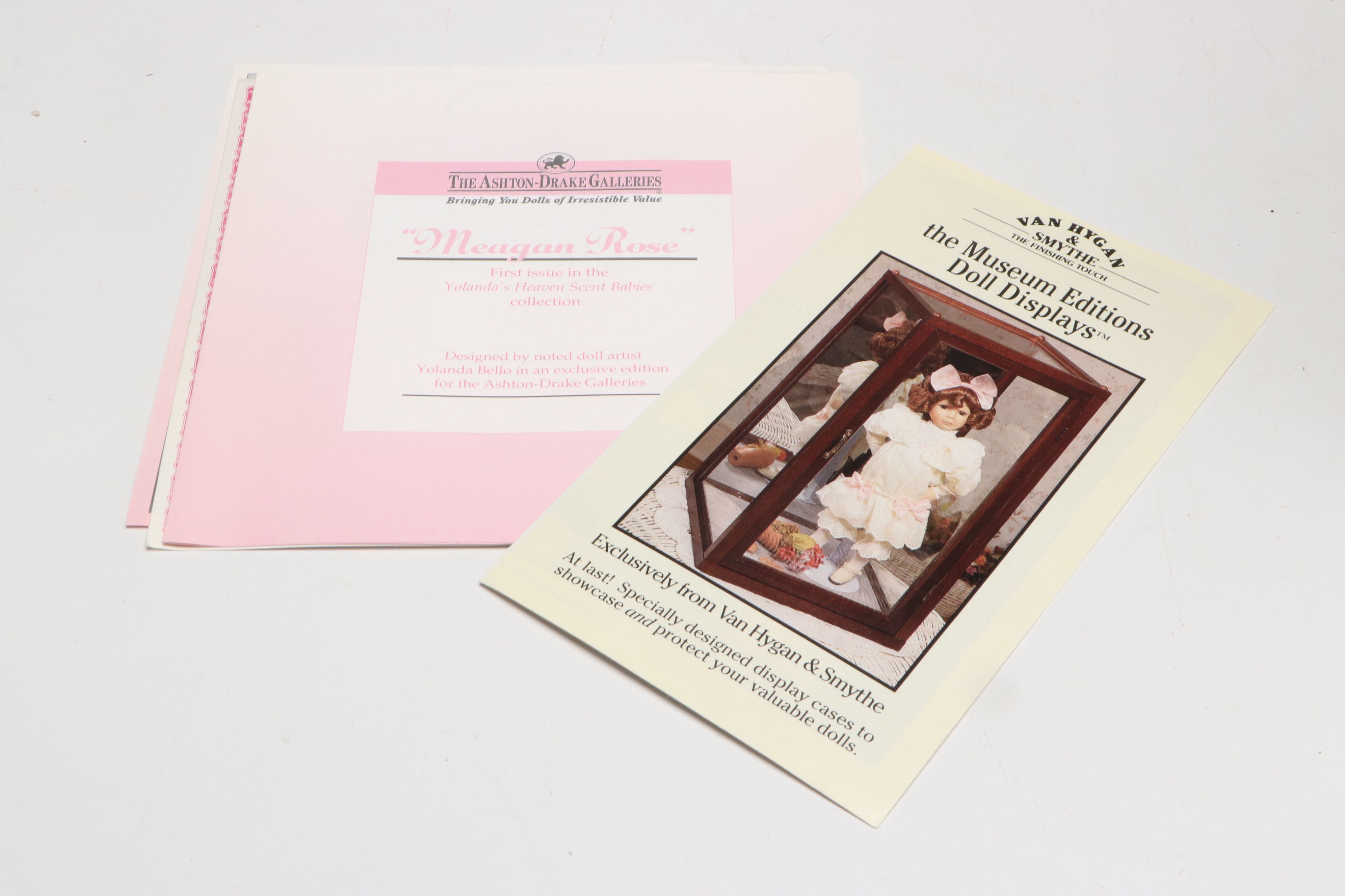 Ashton-Drake Galleries "Megan Rose" Plastic Doll with Other Porcelain Baby Dolls