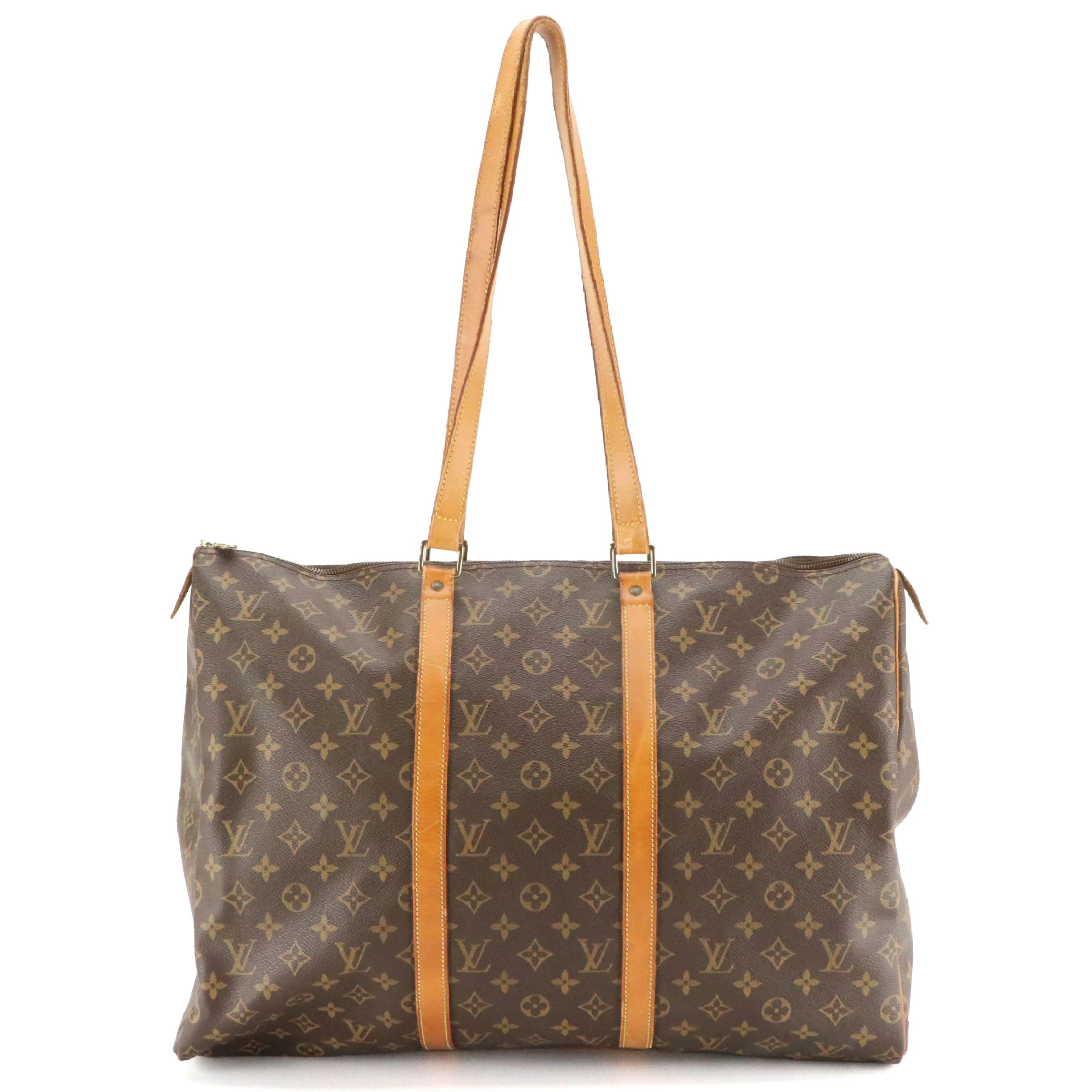 Louis Vuitton Sac Flanerie 50 Bag in Monogram Canvas and Vachetta Leather