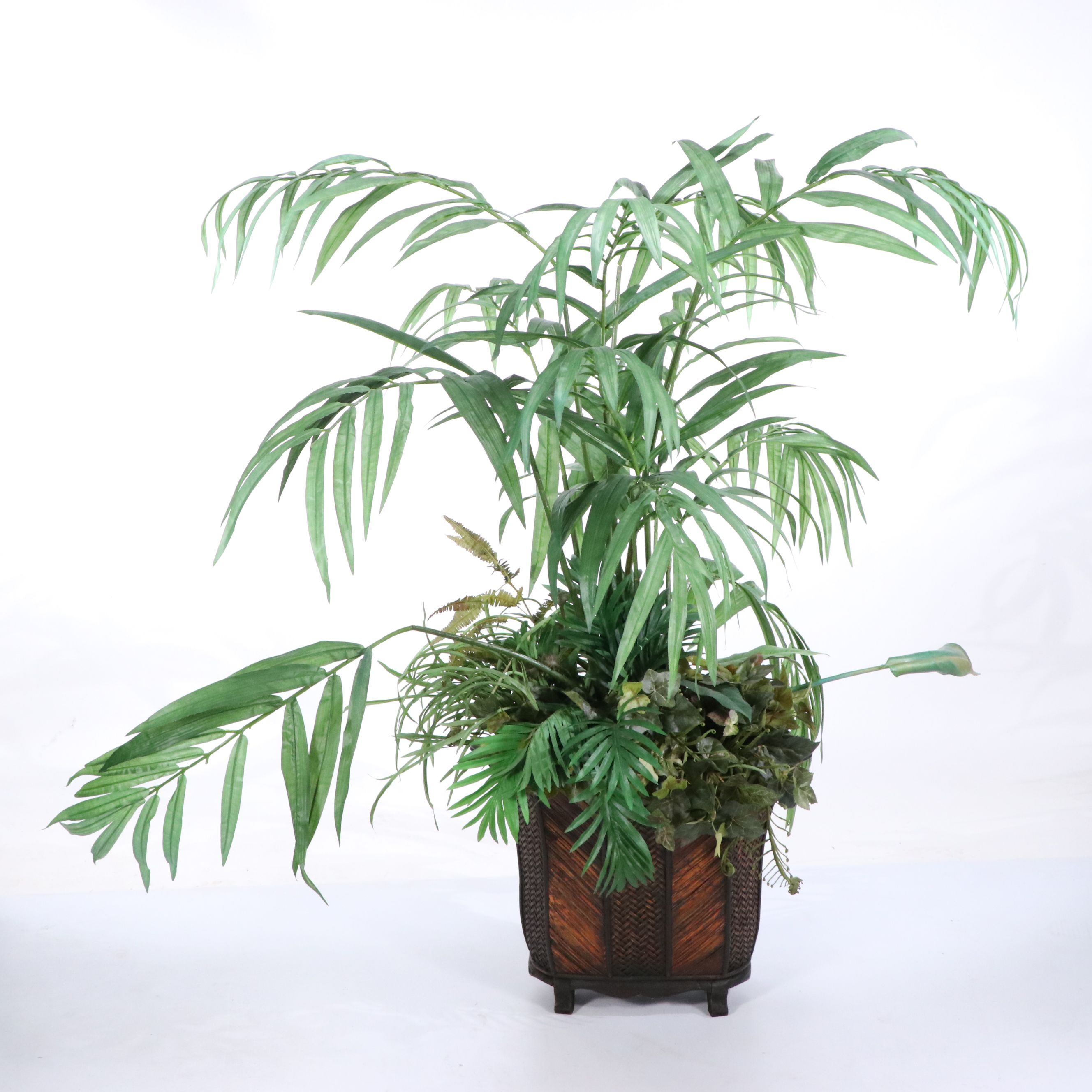Artificial Parlor Palm in Planter