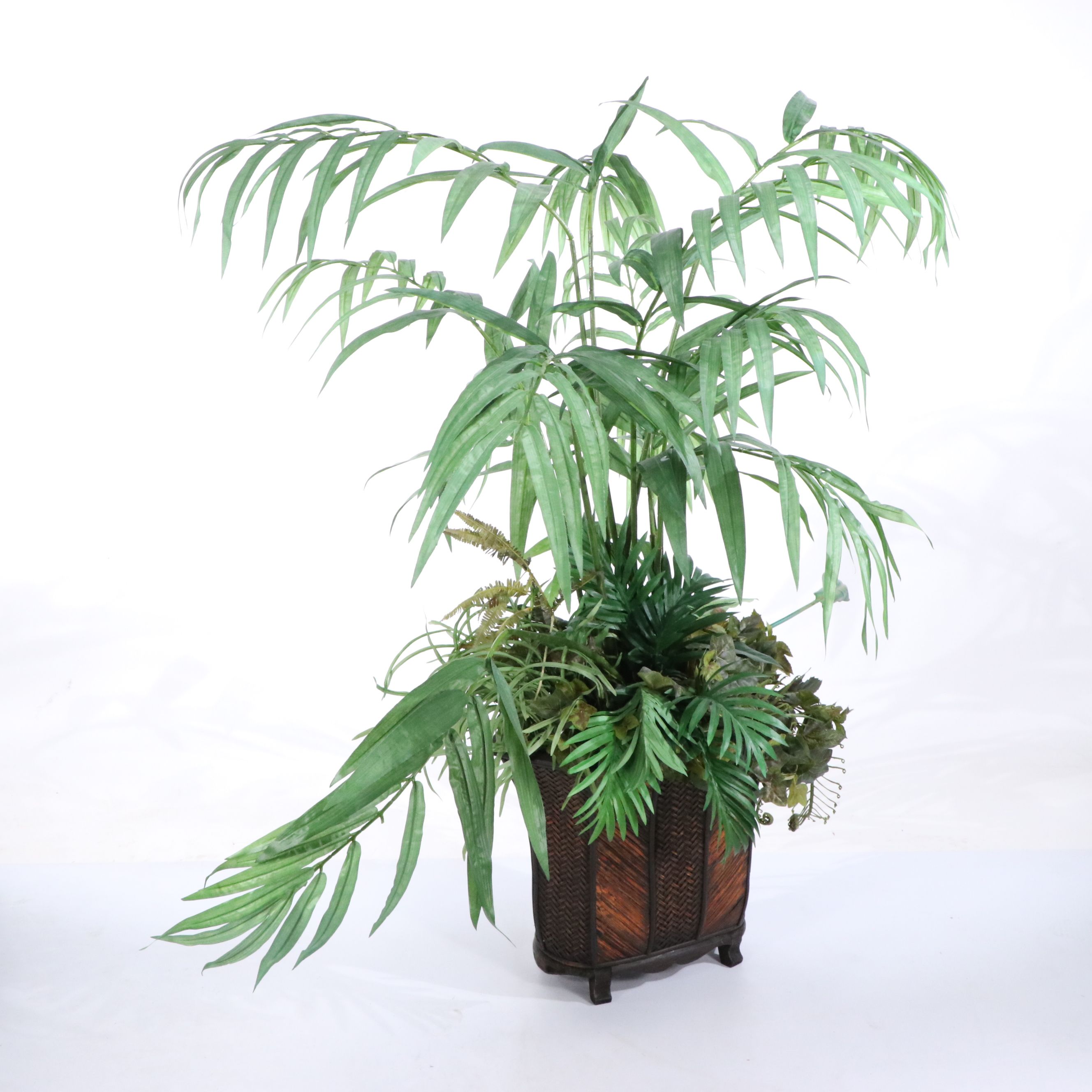 Artificial Parlor Palm in Planter