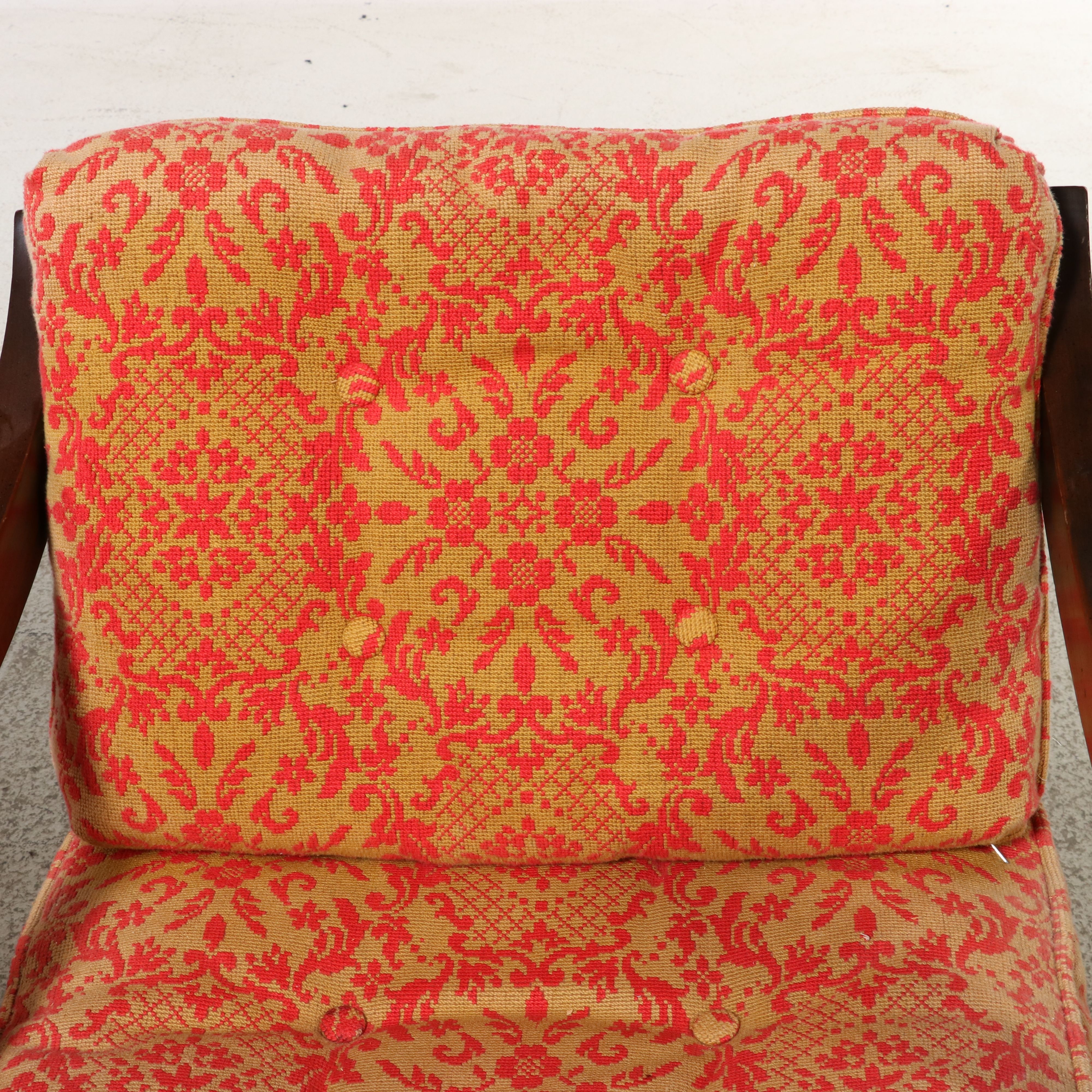 Pair of William and Mary Style Lounge Chairs with Needlepoint Upholstery