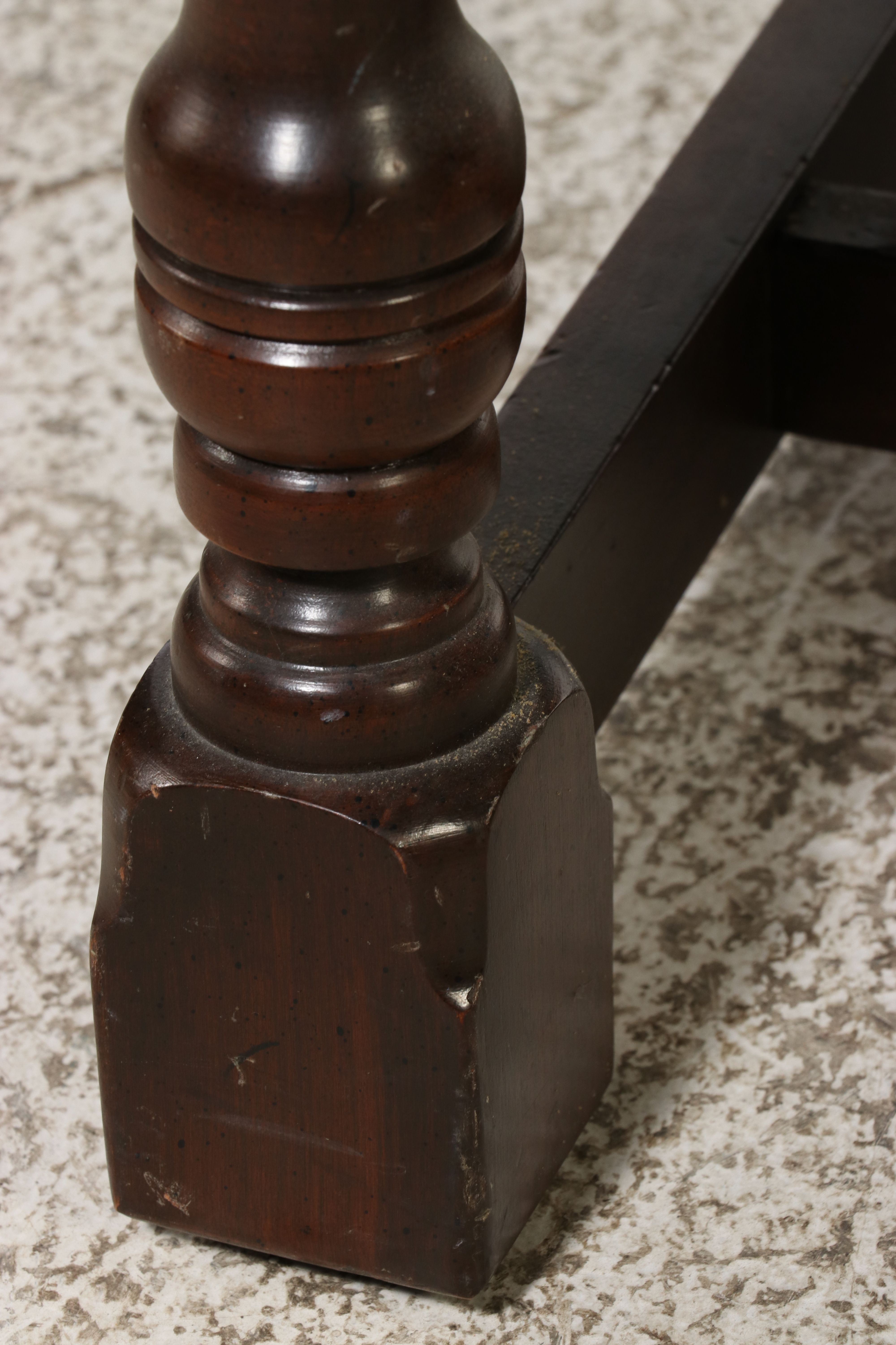 Pair of William and Mary Style Lounge Chairs with Needlepoint Upholstery