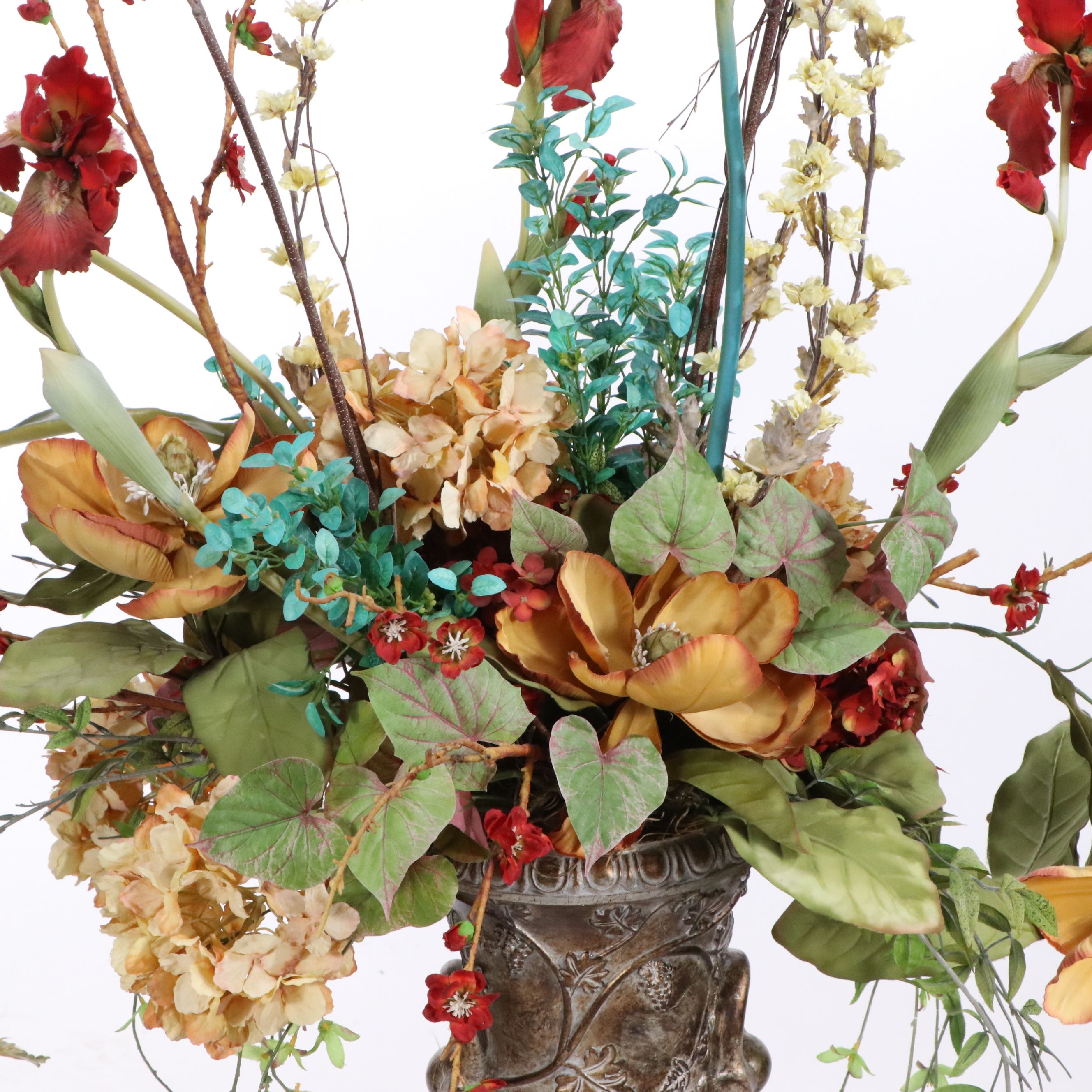 Artificial Floral and Foliate Arrangements in Planters