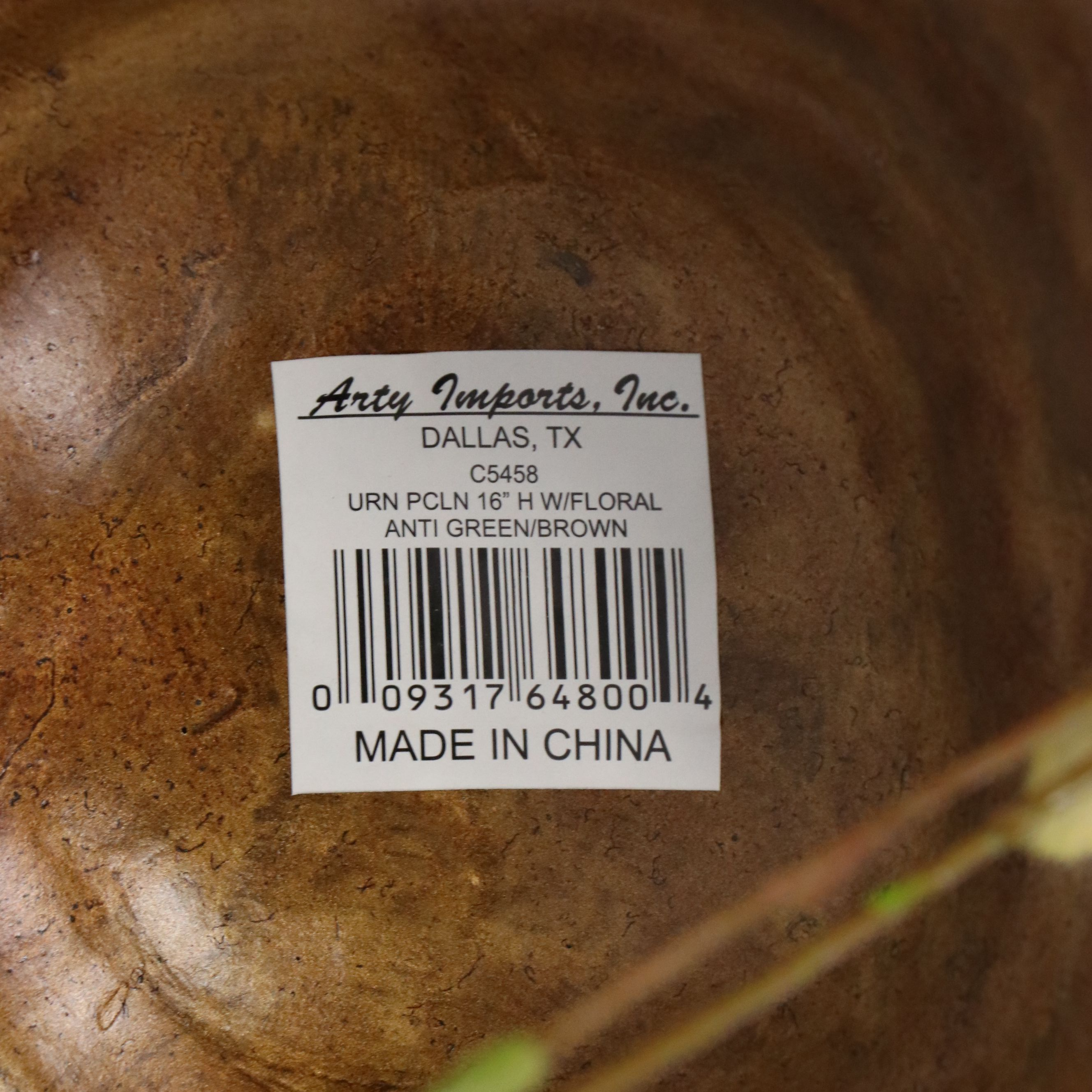 Artificial Floral and Foliate Arrangements in Planters