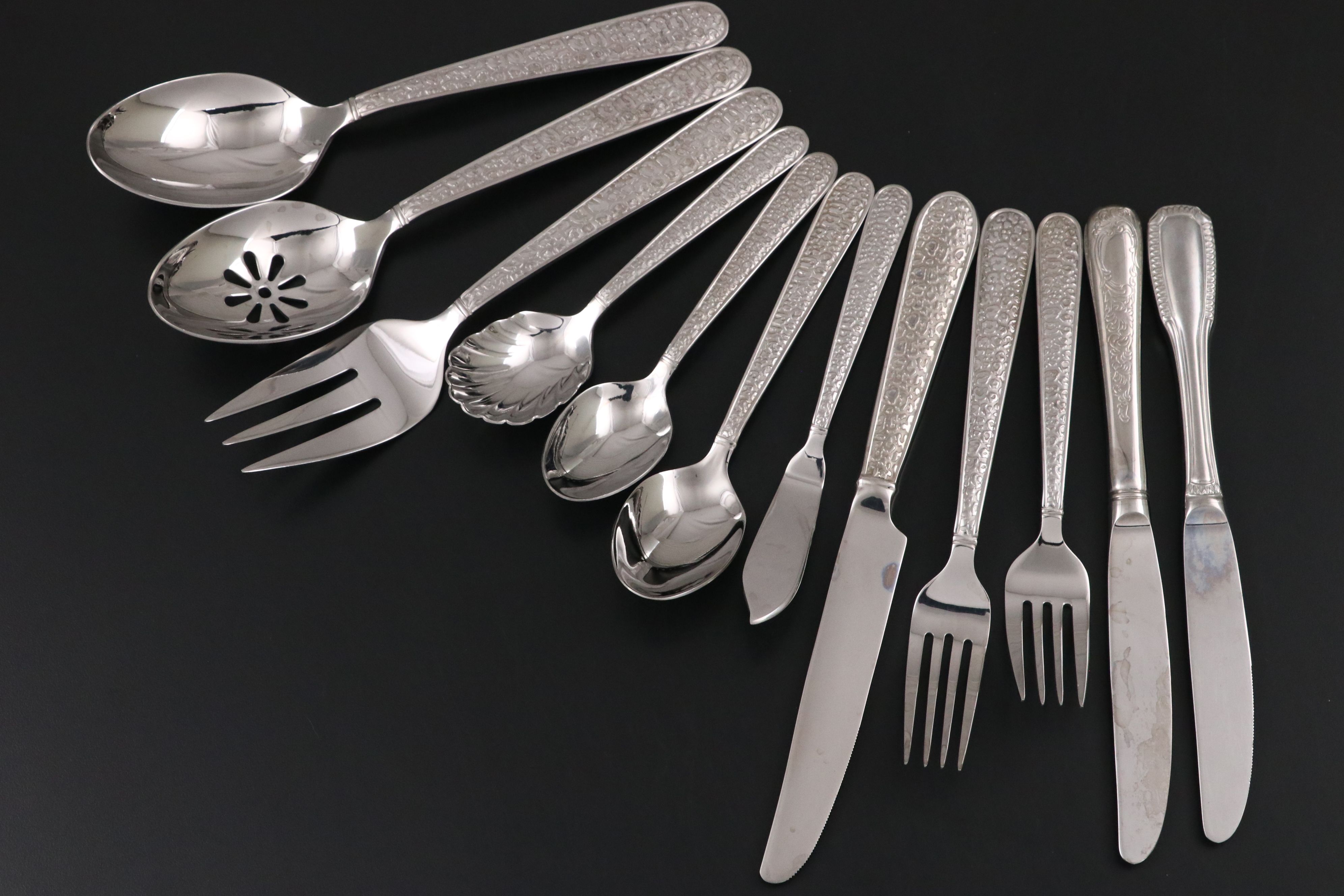 Isaac Mizrahi and Other Stainless Steel Flatware Set