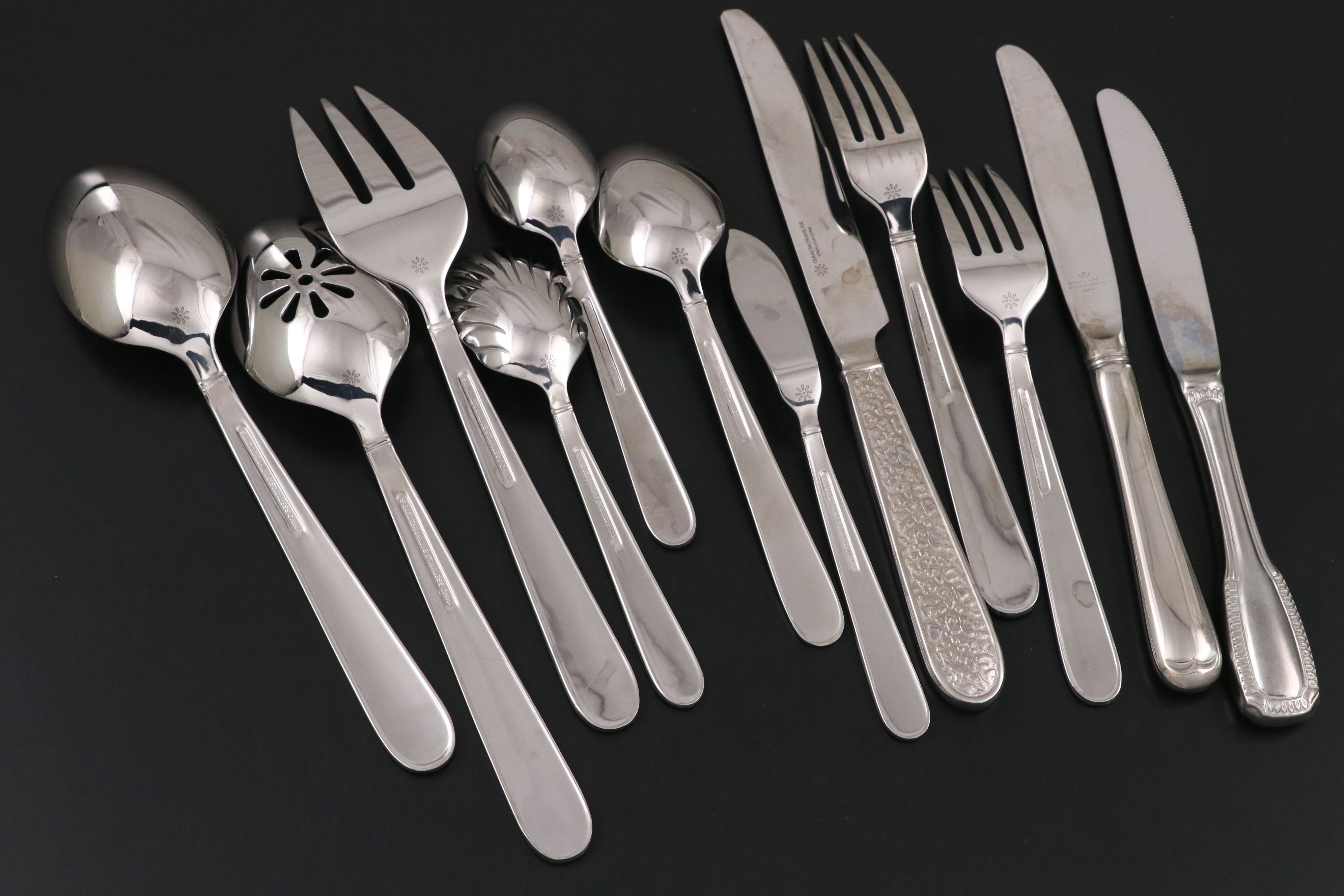 Isaac Mizrahi and Other Stainless Steel Flatware Set