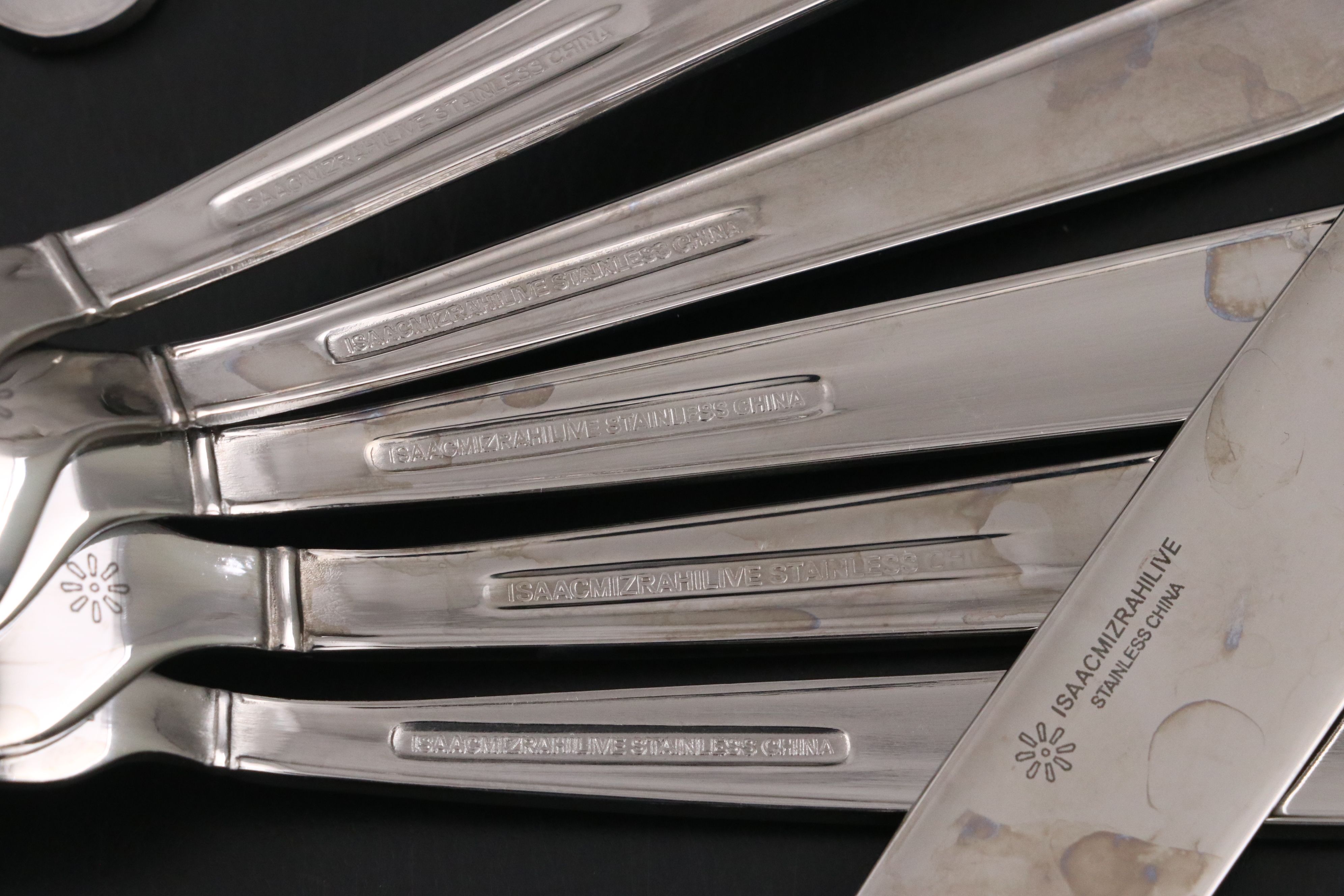 Isaac Mizrahi and Other Stainless Steel Flatware Set