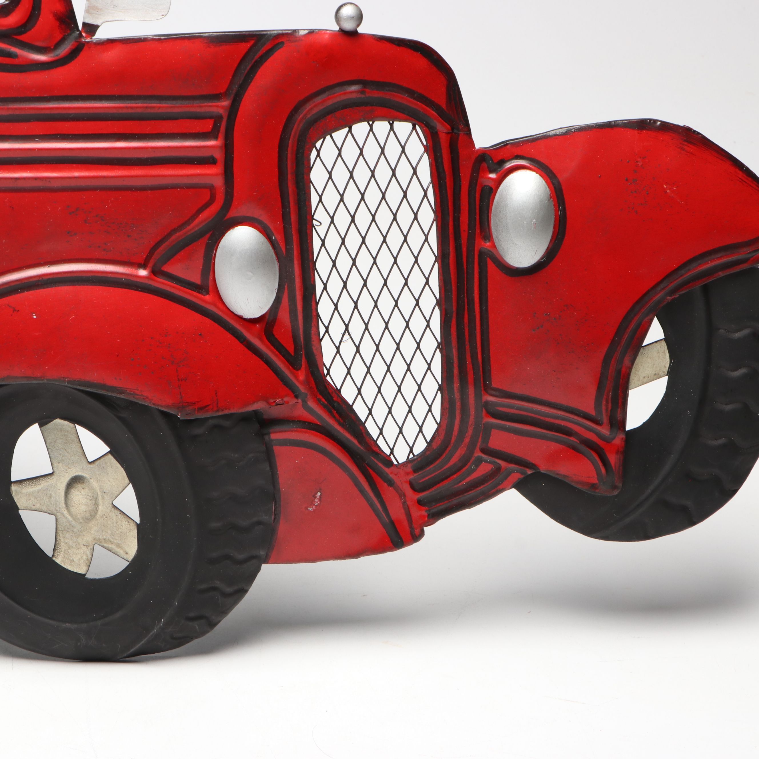 Classic Vintage Car Metal Wall Hanging